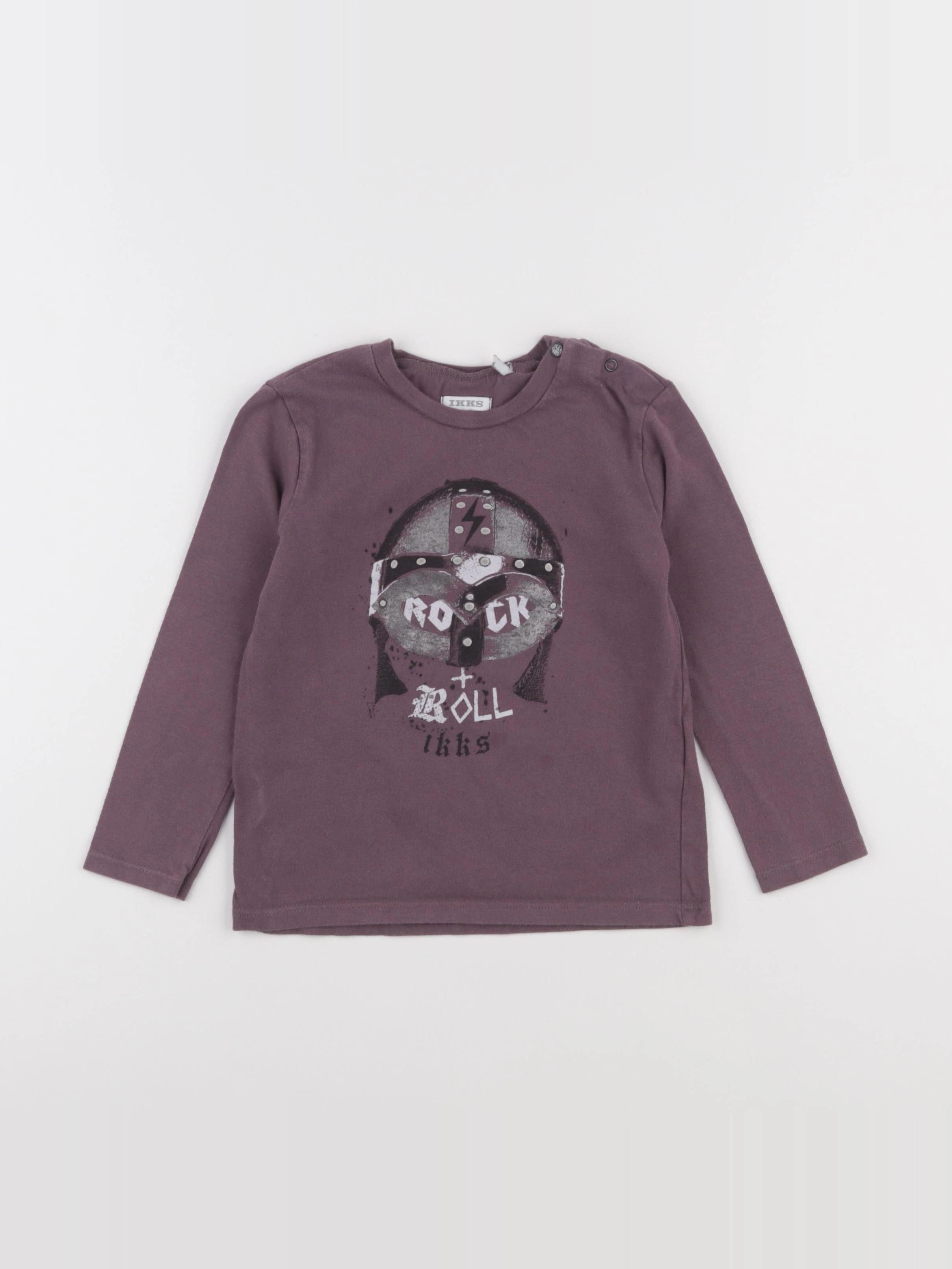 IKKS - tee-shirt violet - 3 ans
