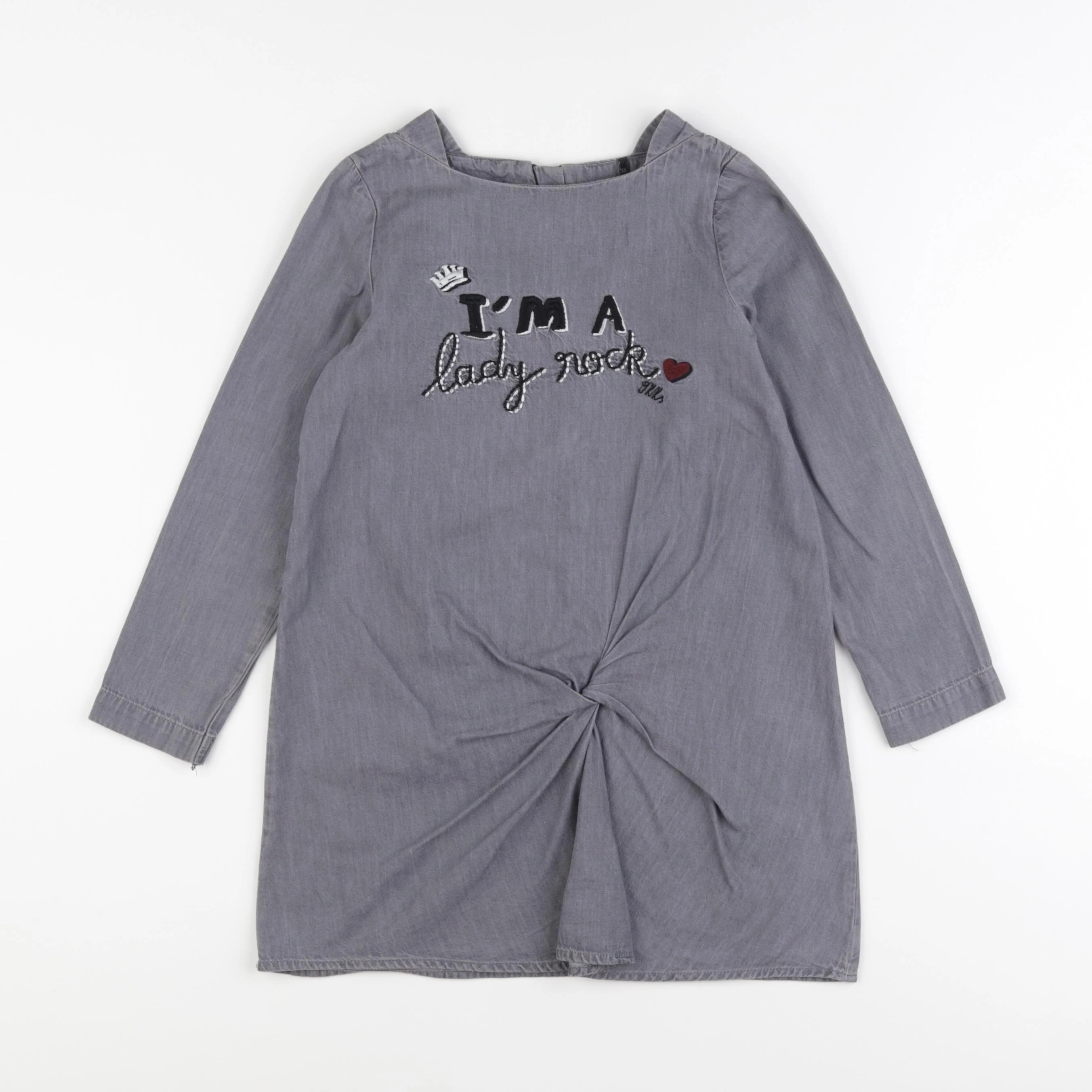 IKKS - robe gris - 6 ans