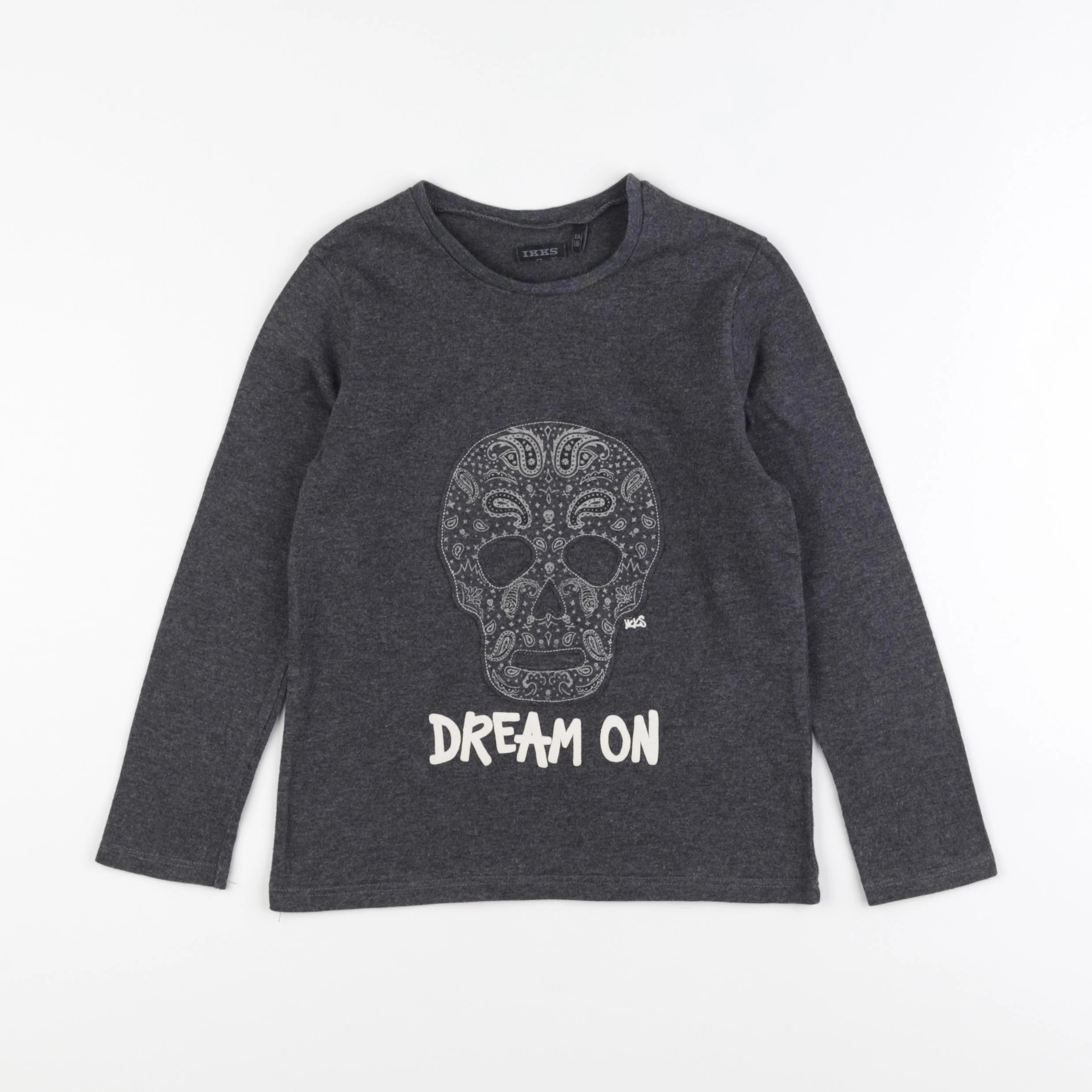 IKKS - tee-shirt gris - 6 ans
