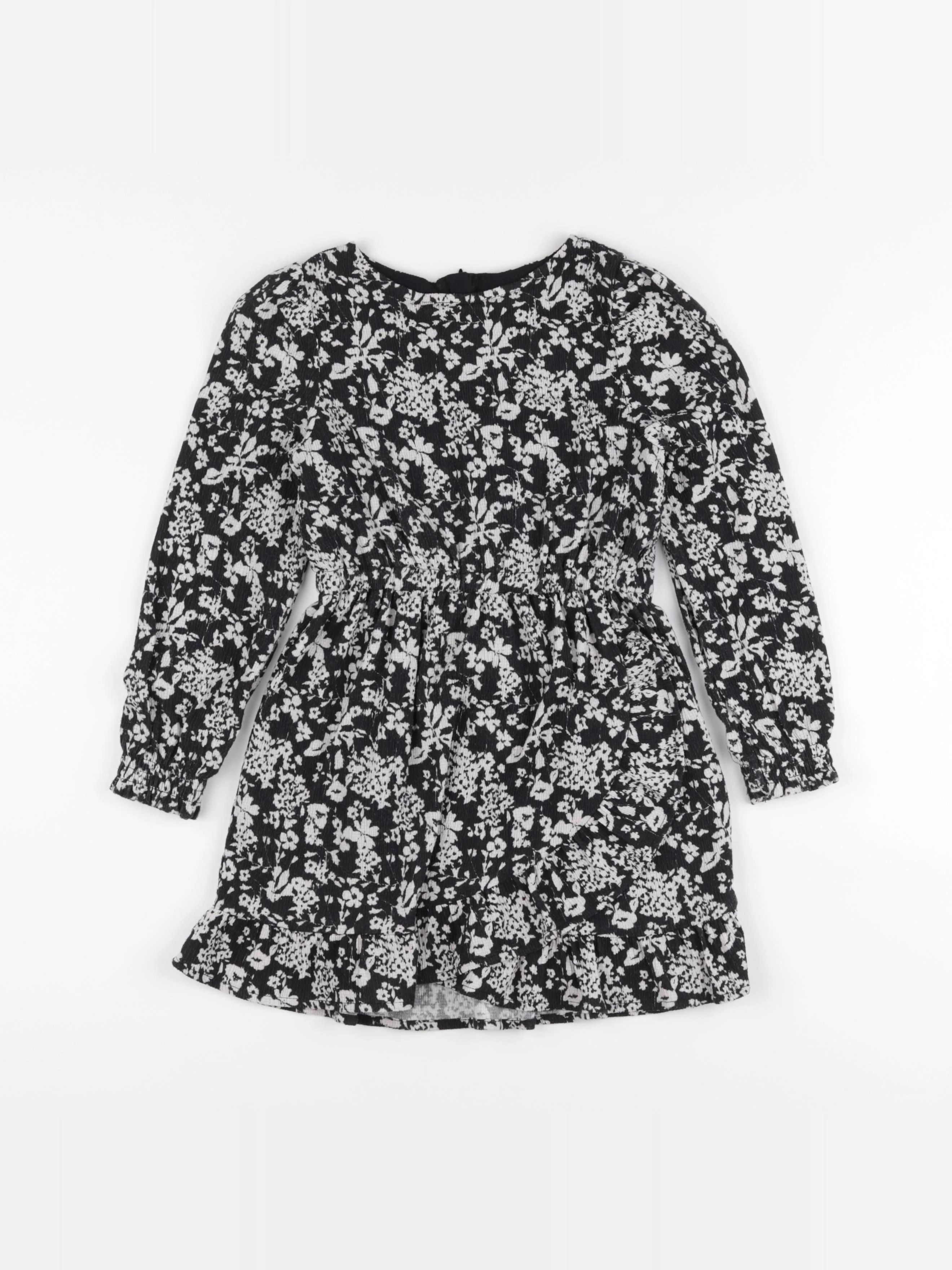 IKKS - robe noir, blanc - 6 ans