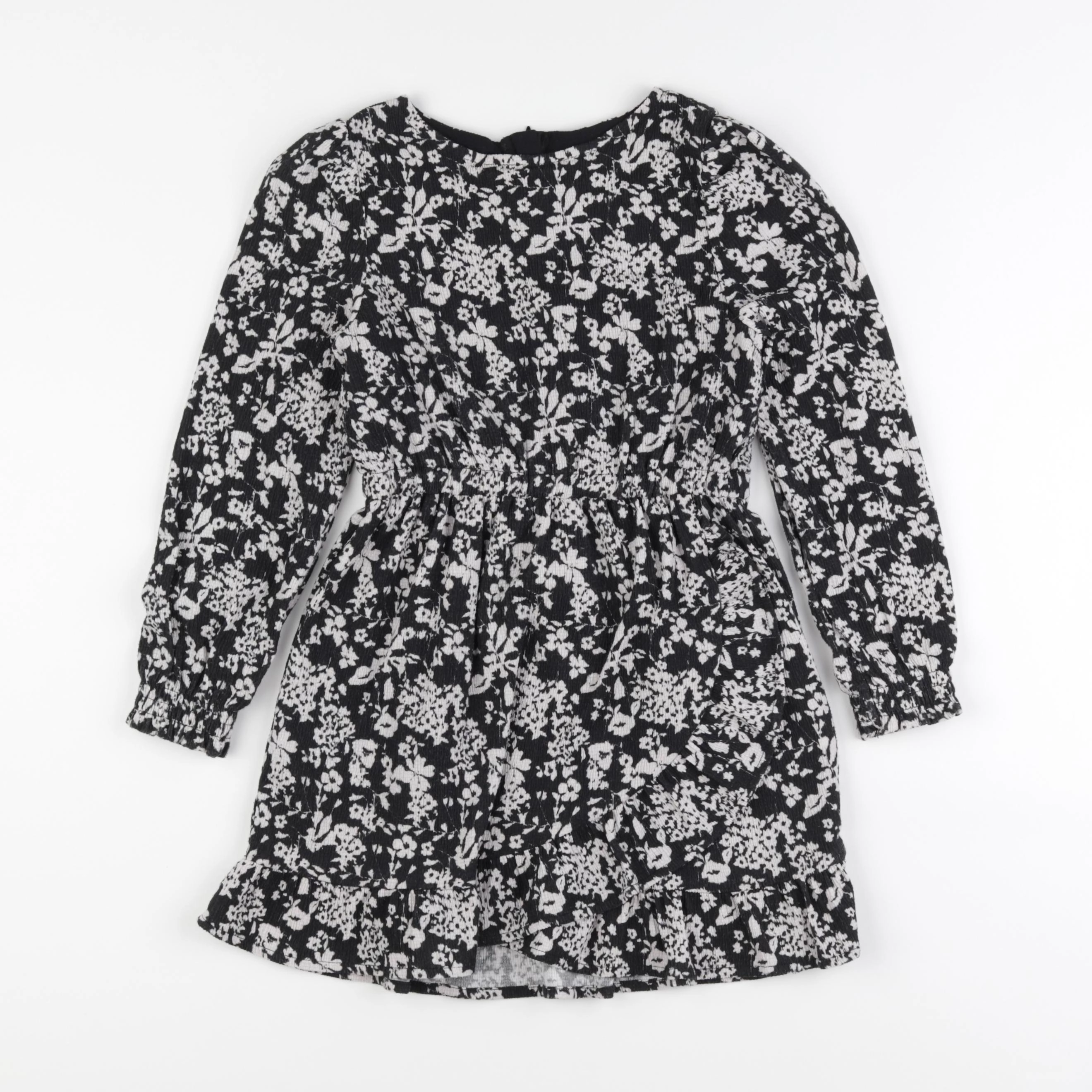 IKKS - robe noir, blanc - 6 ans