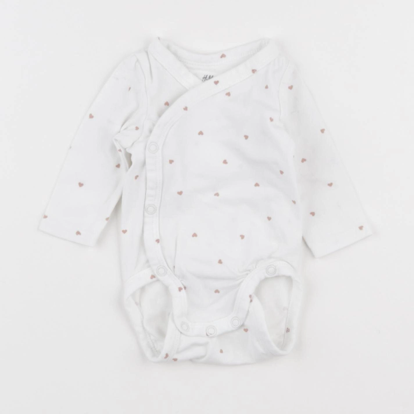 H&M - body blanc - 0/1 mois