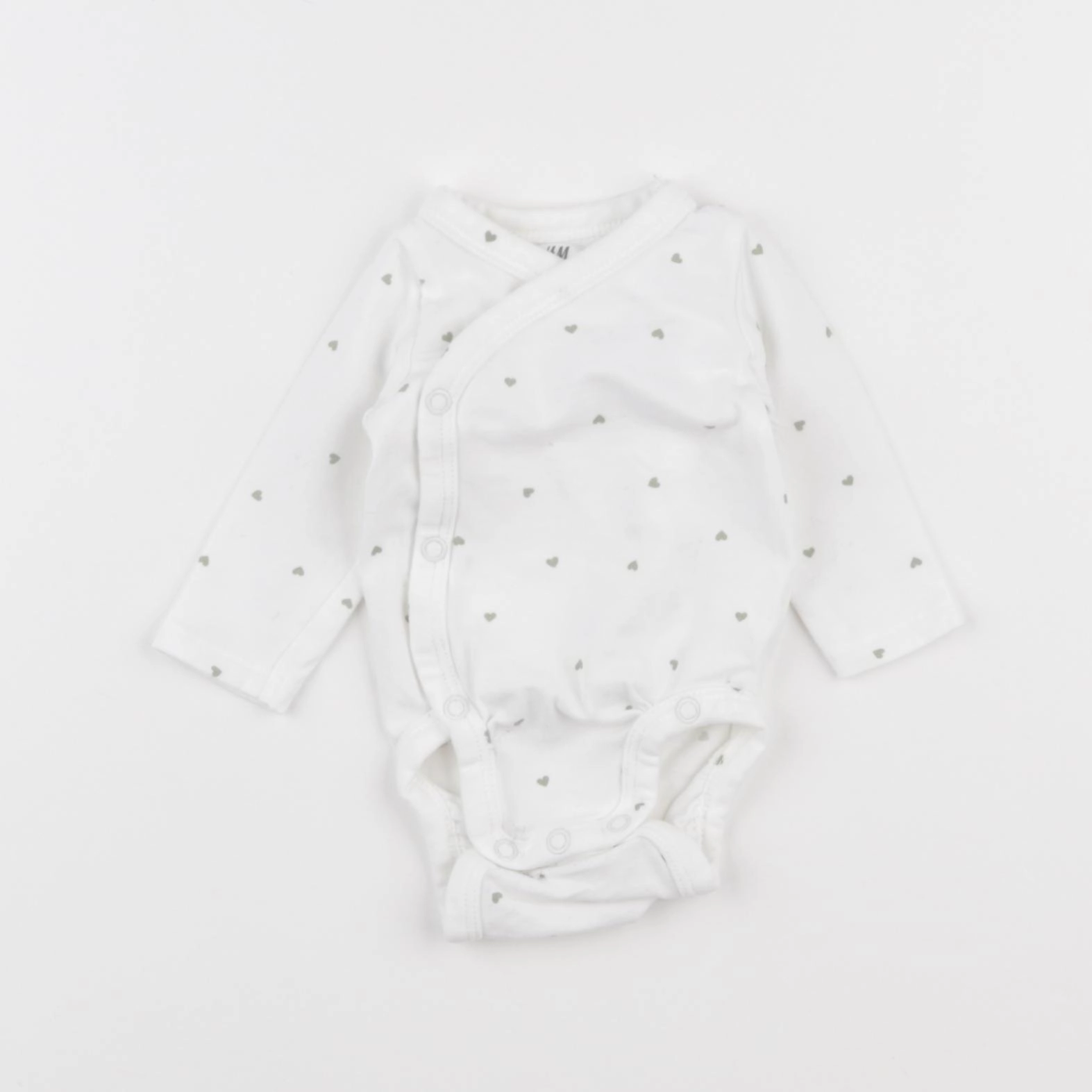 H&M - body blanc - 0/1 mois