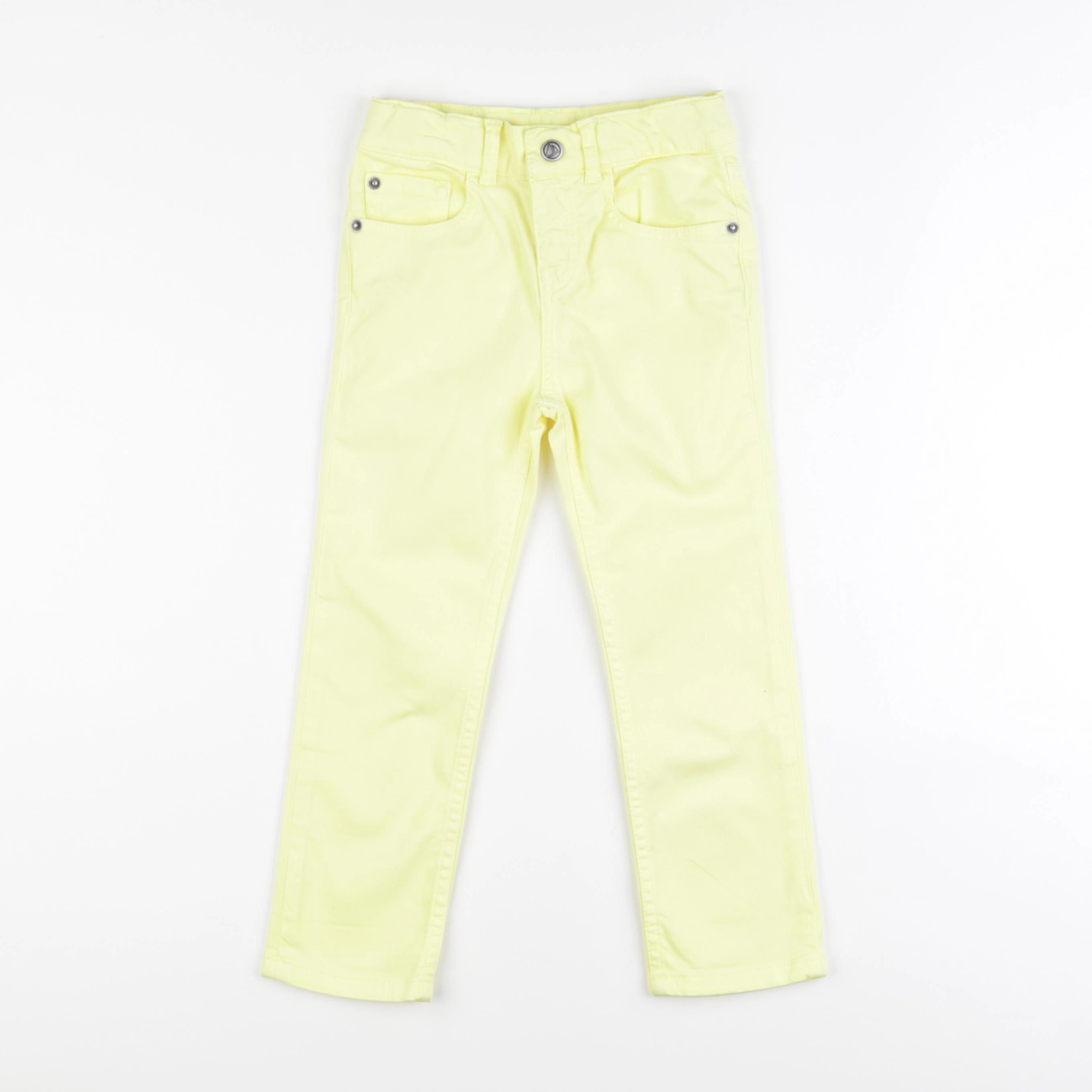 Petit Bateau - pantalon jaune - 4 ans
