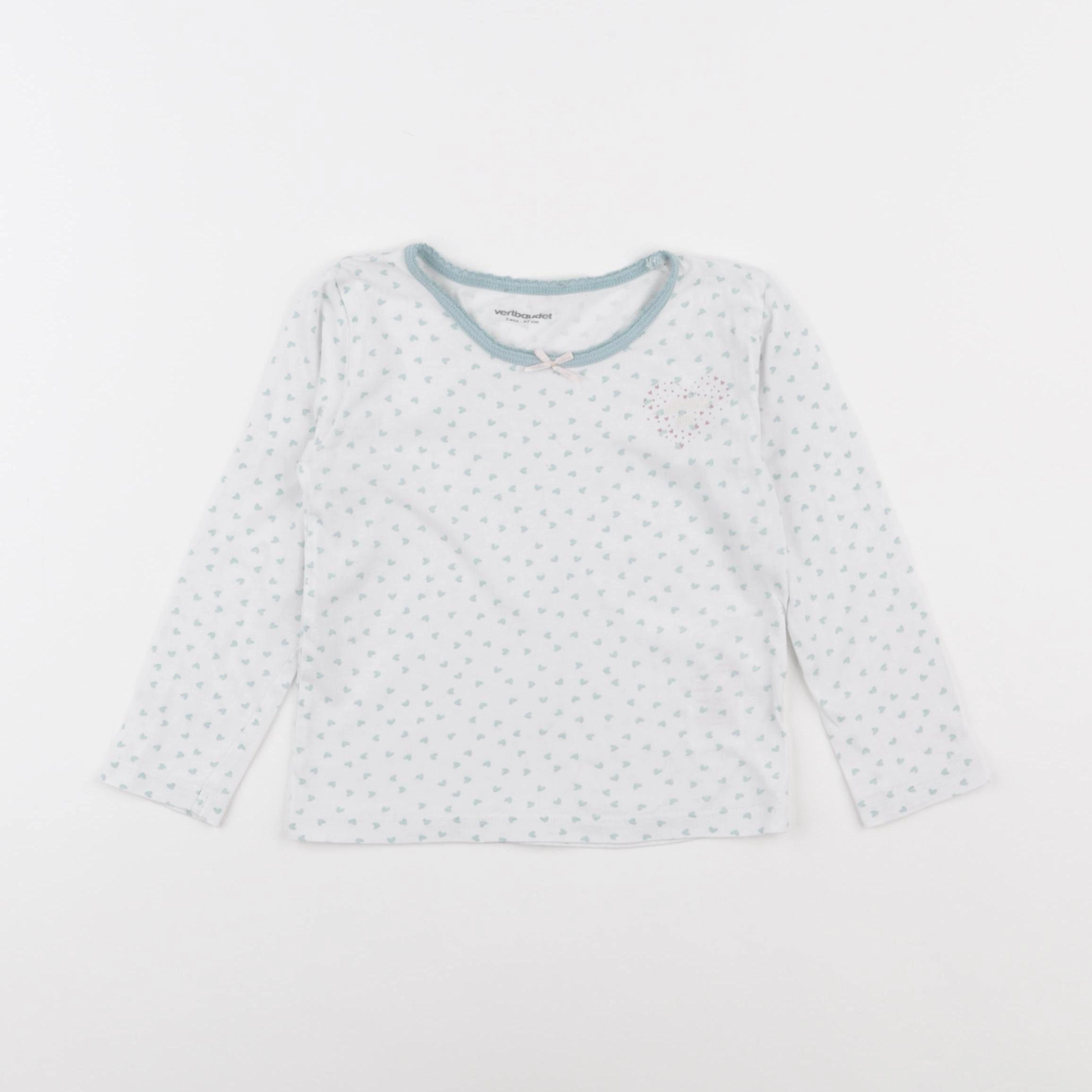 Vertbaudet - maillot de corps multicolore - 3 ans