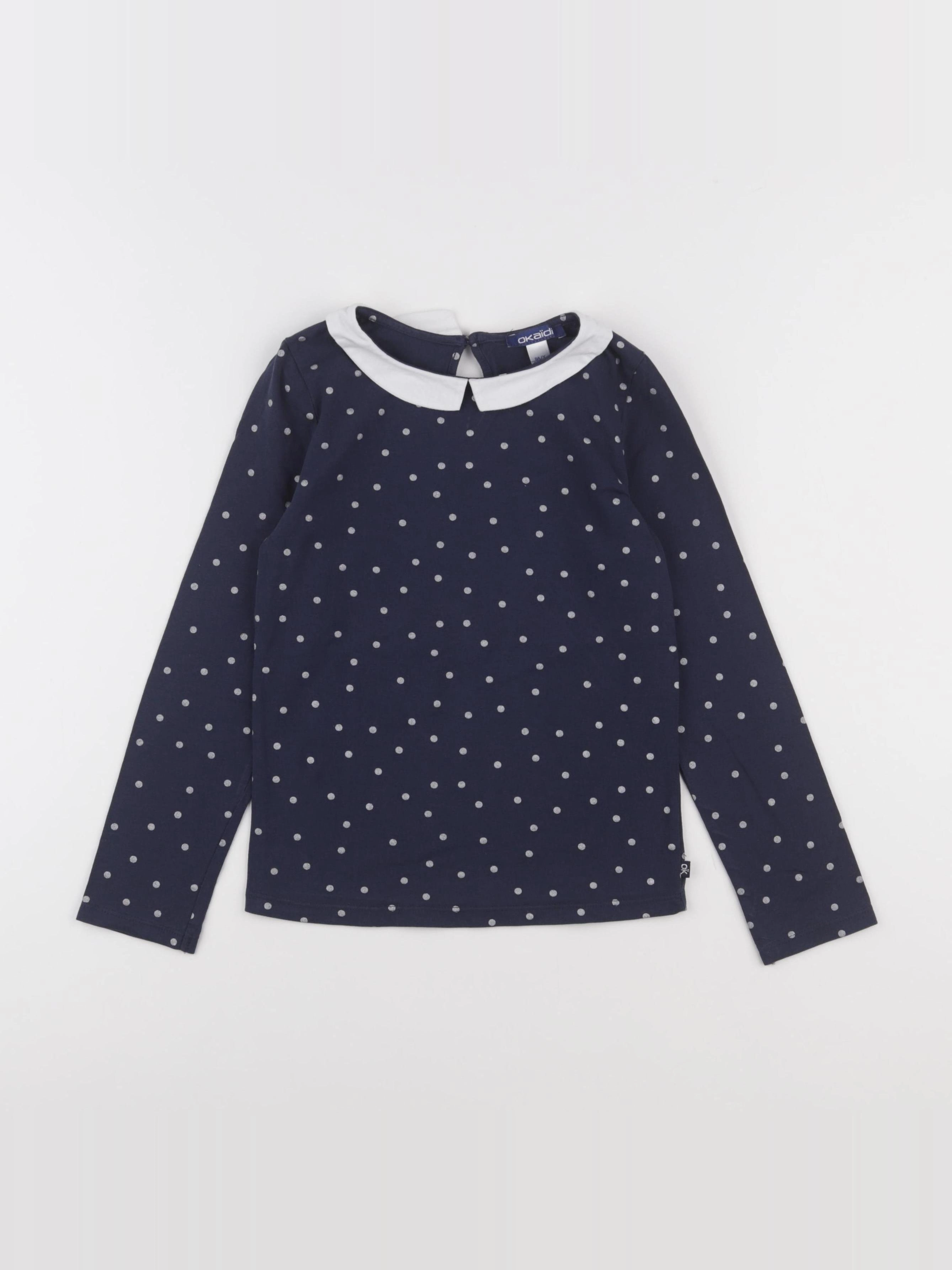 Okaidi - tee-shirt bleu - 8 ans