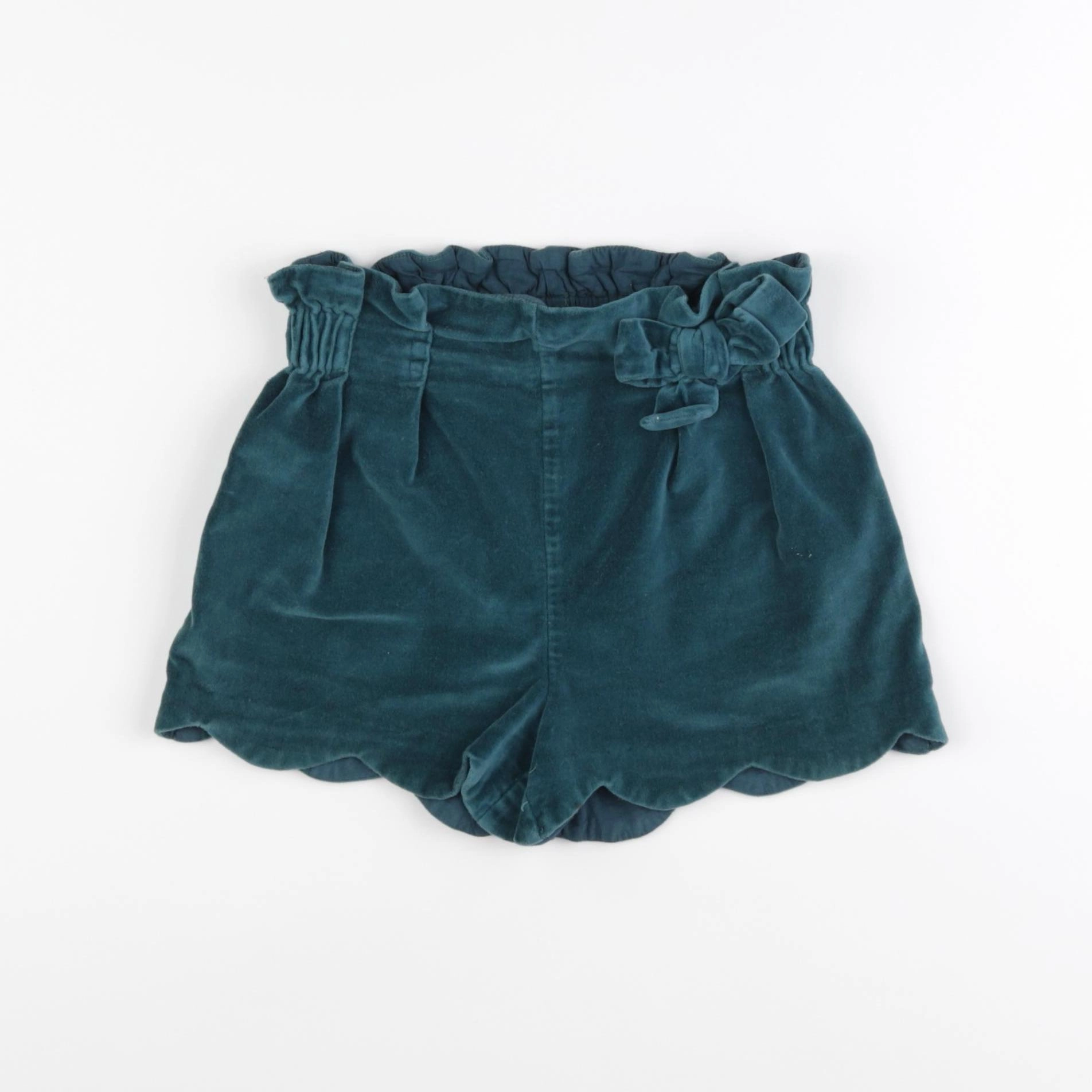 Vertbaudet - short vert - 7 ans