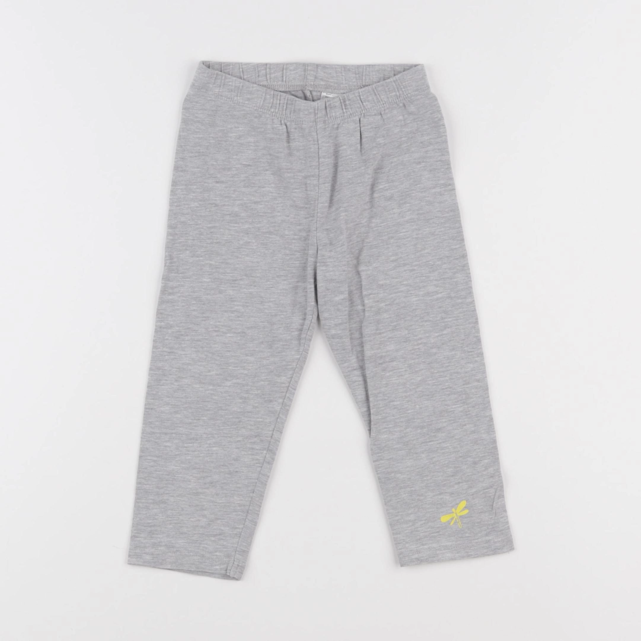 Vertbaudet - legging gris - 7 ans