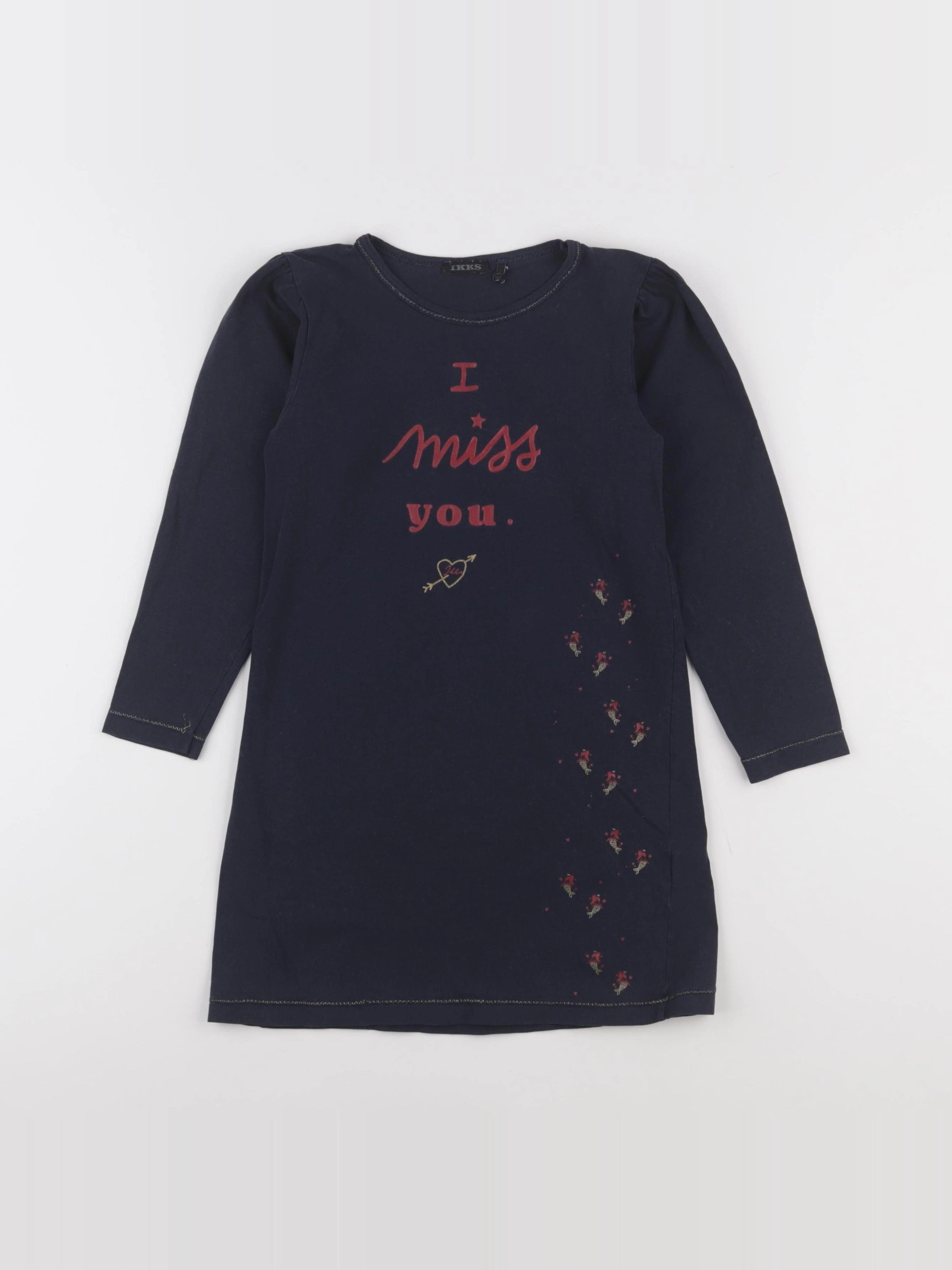 IKKS - robe bleu - 6 ans