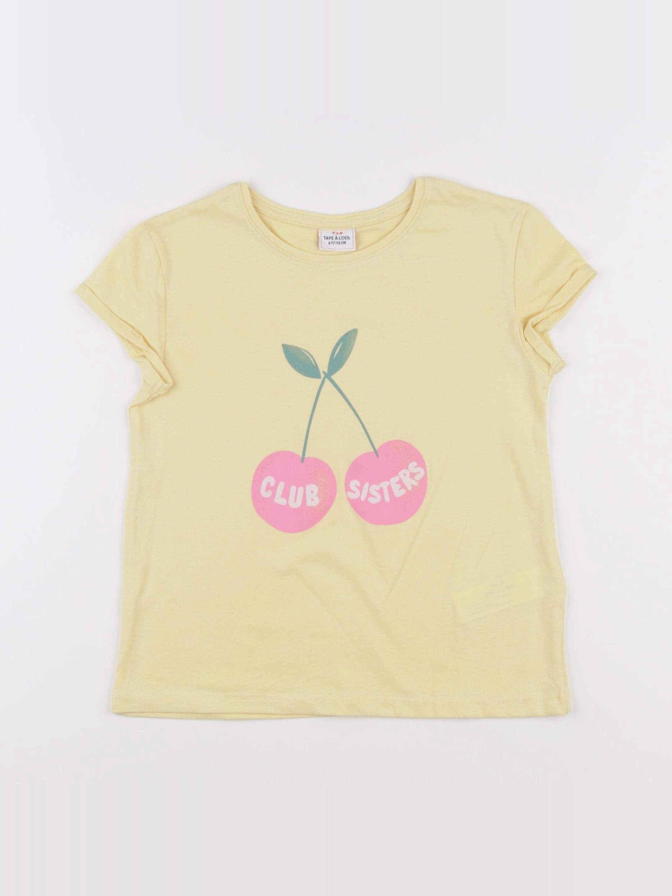 Tape à l'oeil - tee-shirt jaune - 6 ans