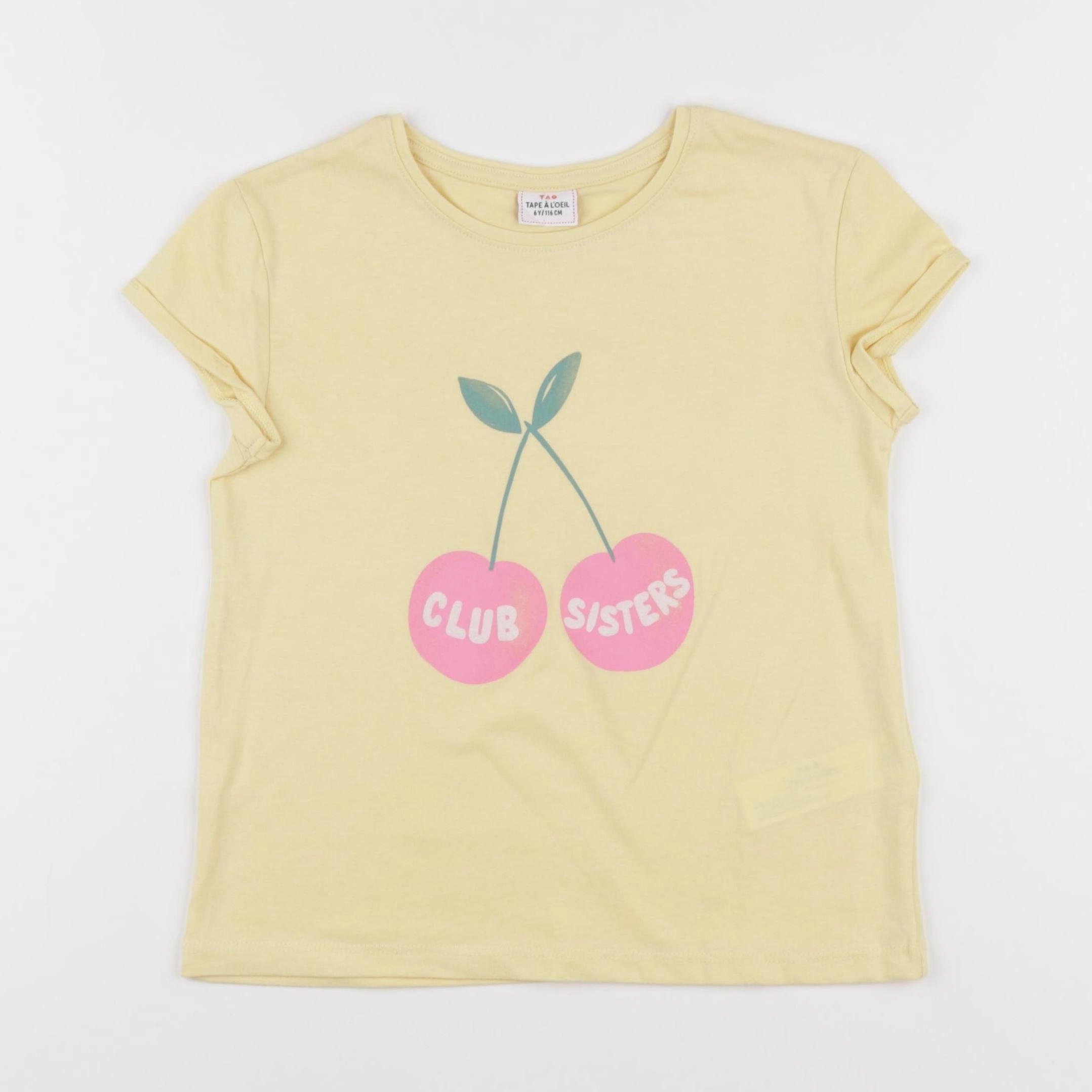 Tape à l'oeil - tee-shirt jaune - 6 ans