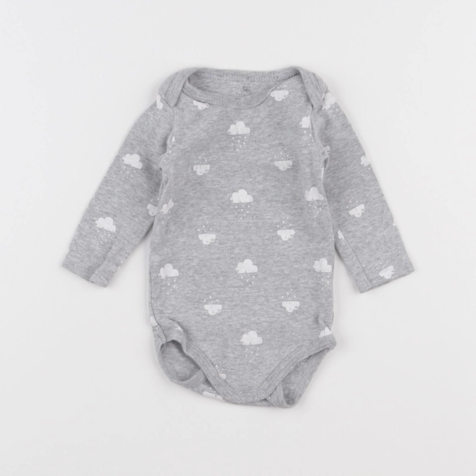 La Redoute - body gris - 3 mois