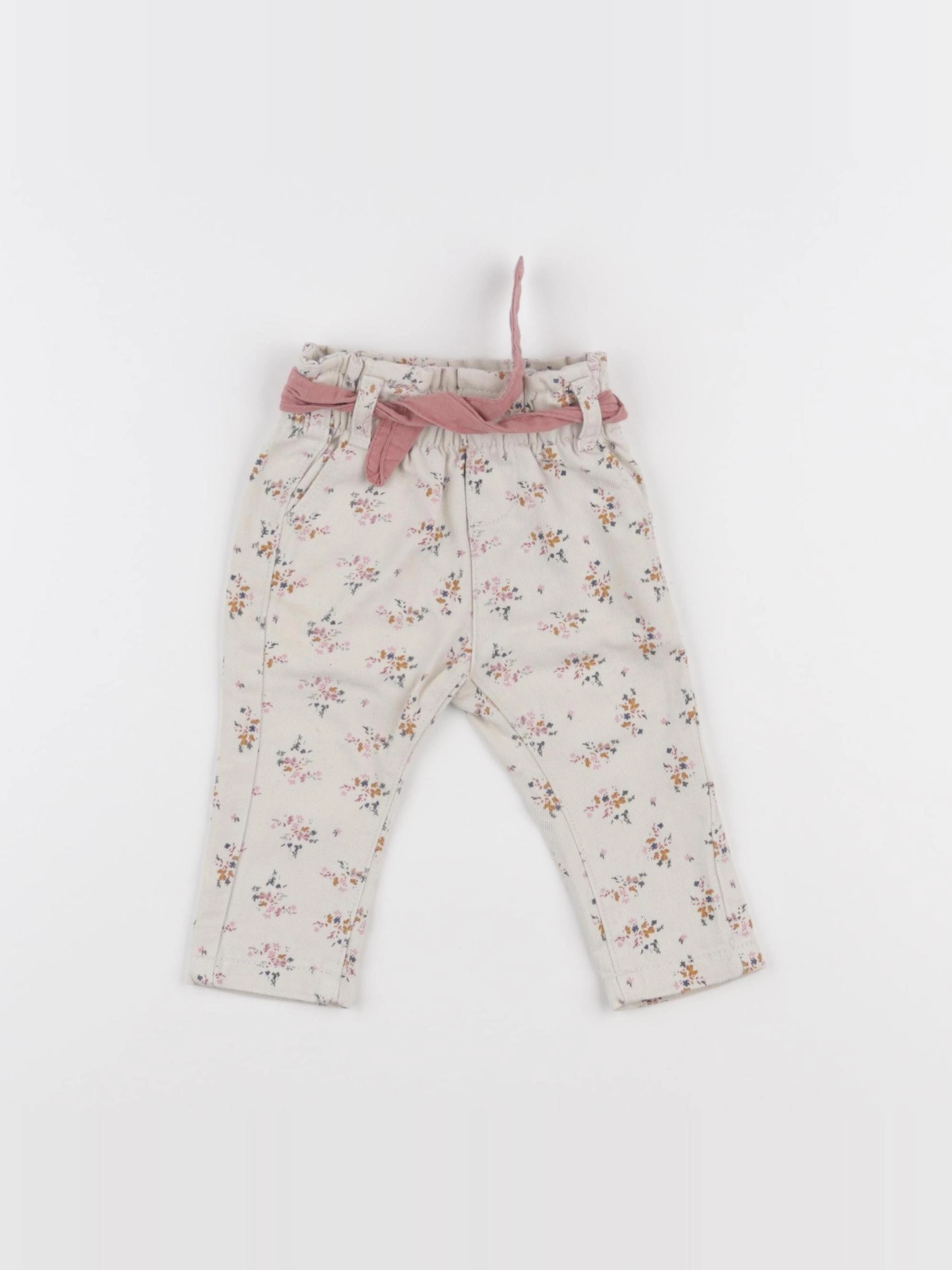Vertbaudet - jean beige - 3 mois
