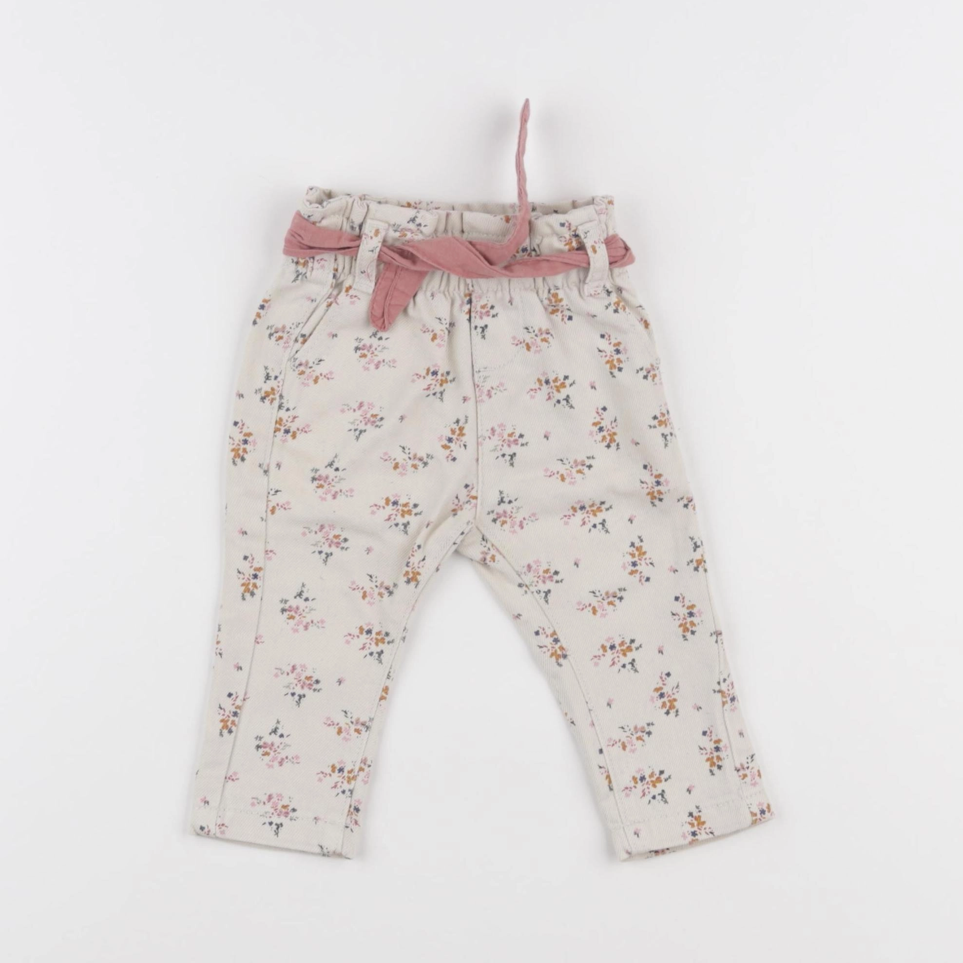 Vertbaudet - jean beige - 3 mois