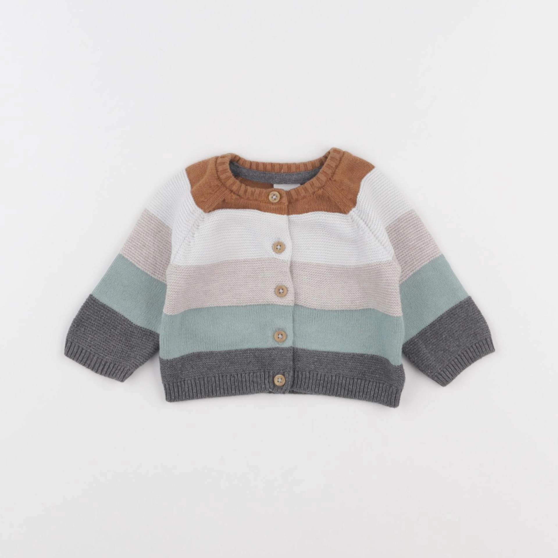 H&M - gilet bleu - 1 mois