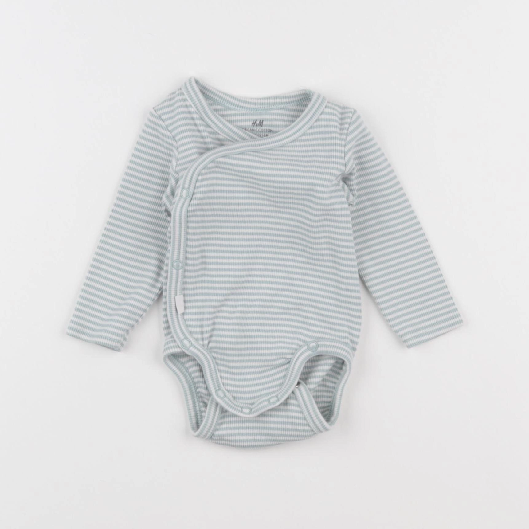 H&M - body bleu - 1/3 mois