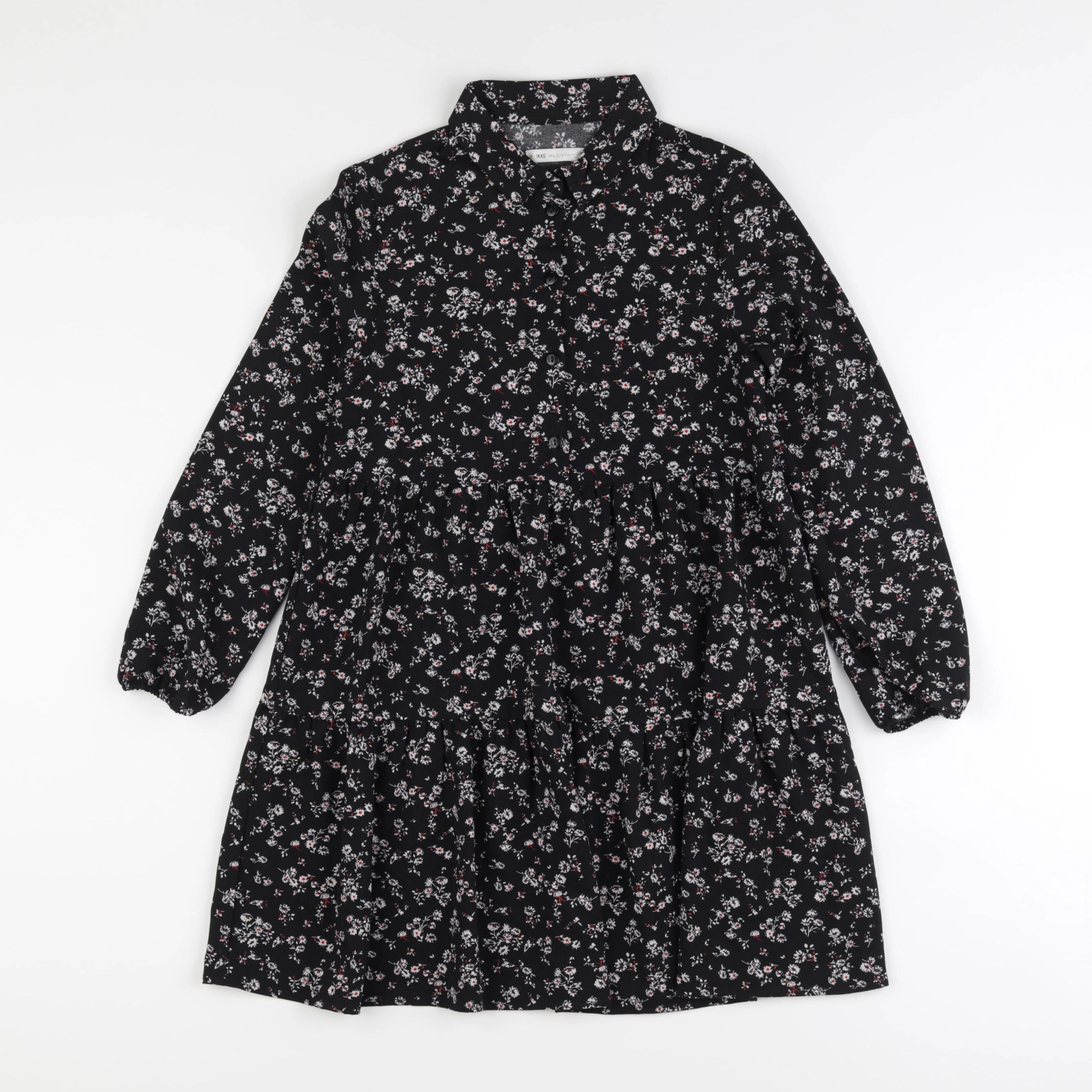 IKKS - robe noir - 10 ans