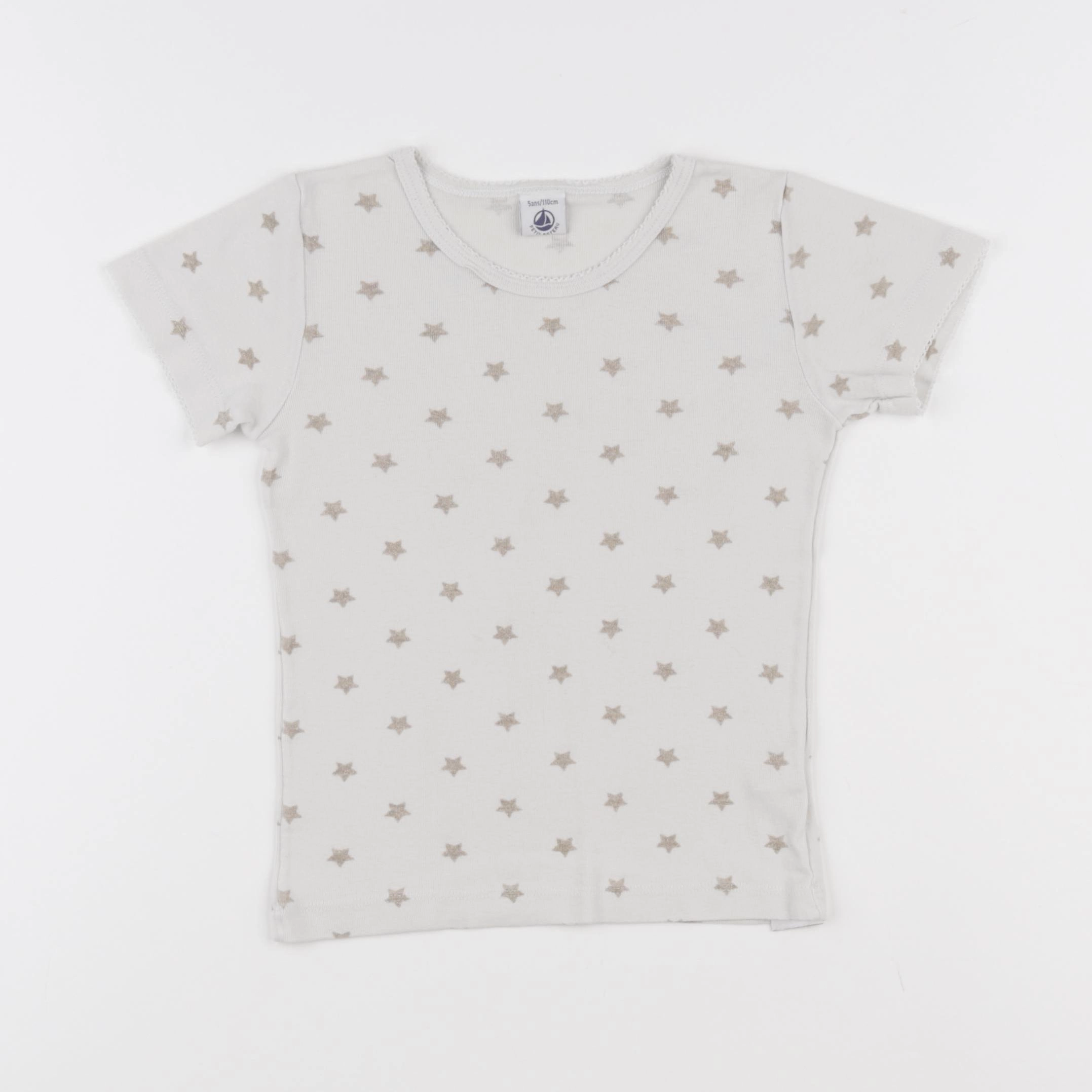 Petit Bateau - maillot de corps blanc - 5 ans