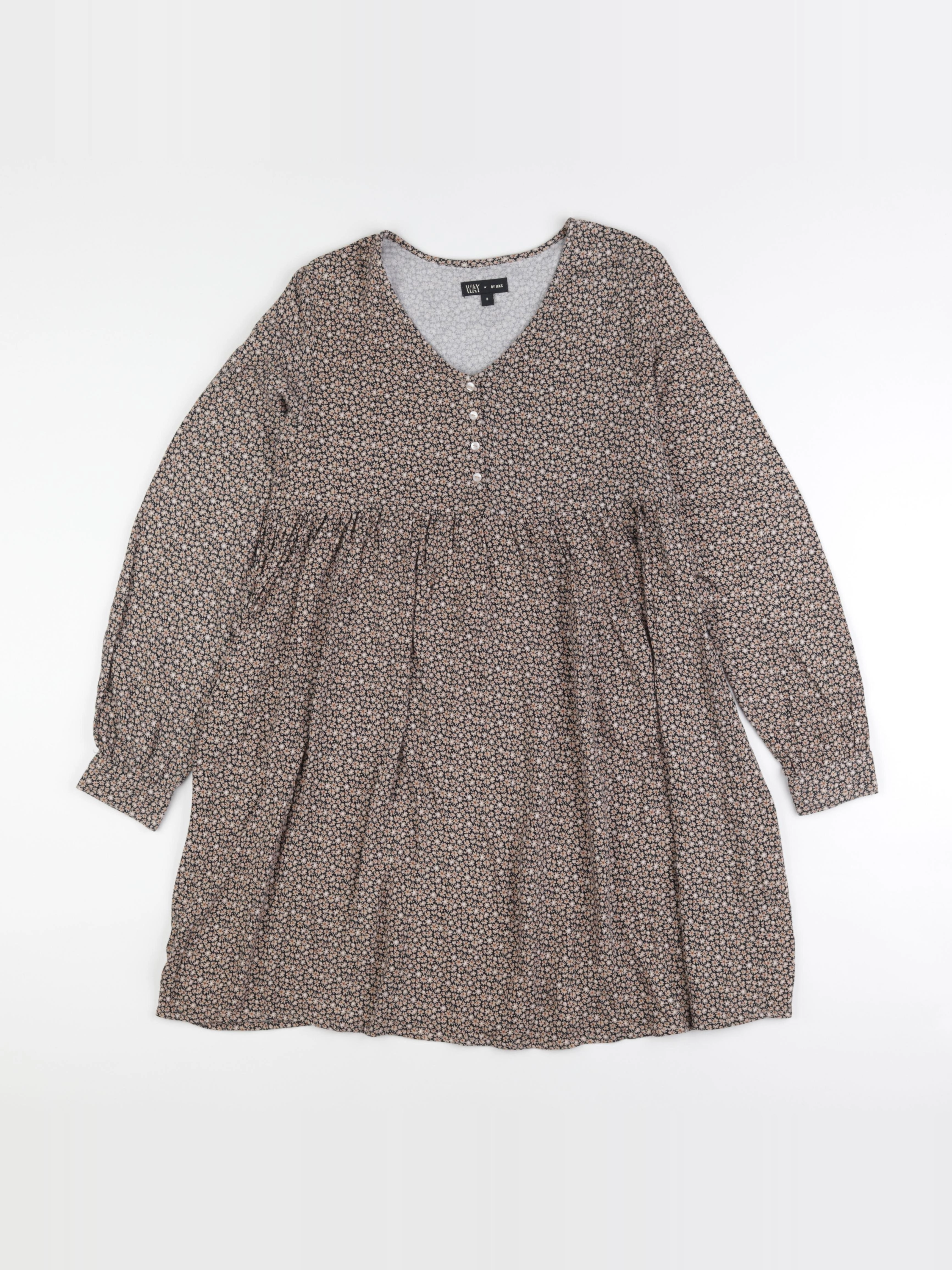 IKKS - robe marron - 14 ans