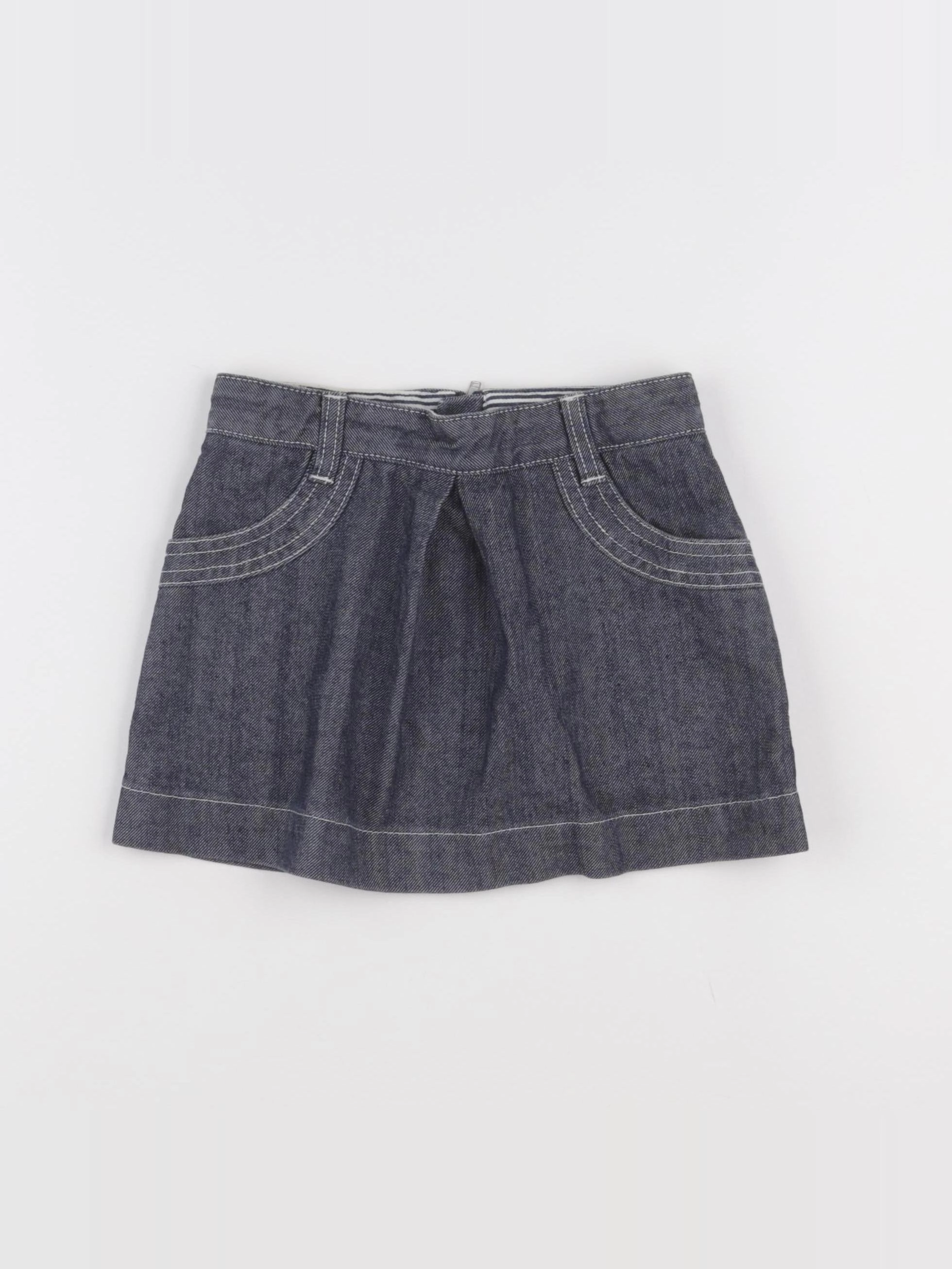 Petit Bateau - jupe bleu - 4 ans