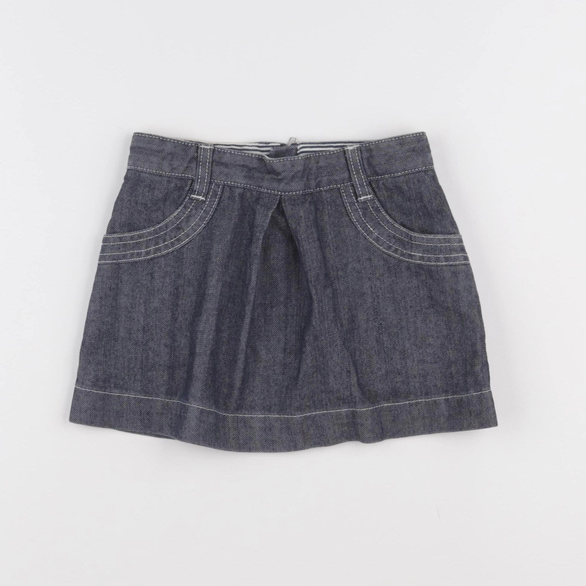 Petit Bateau - jupe bleu - 4 ans