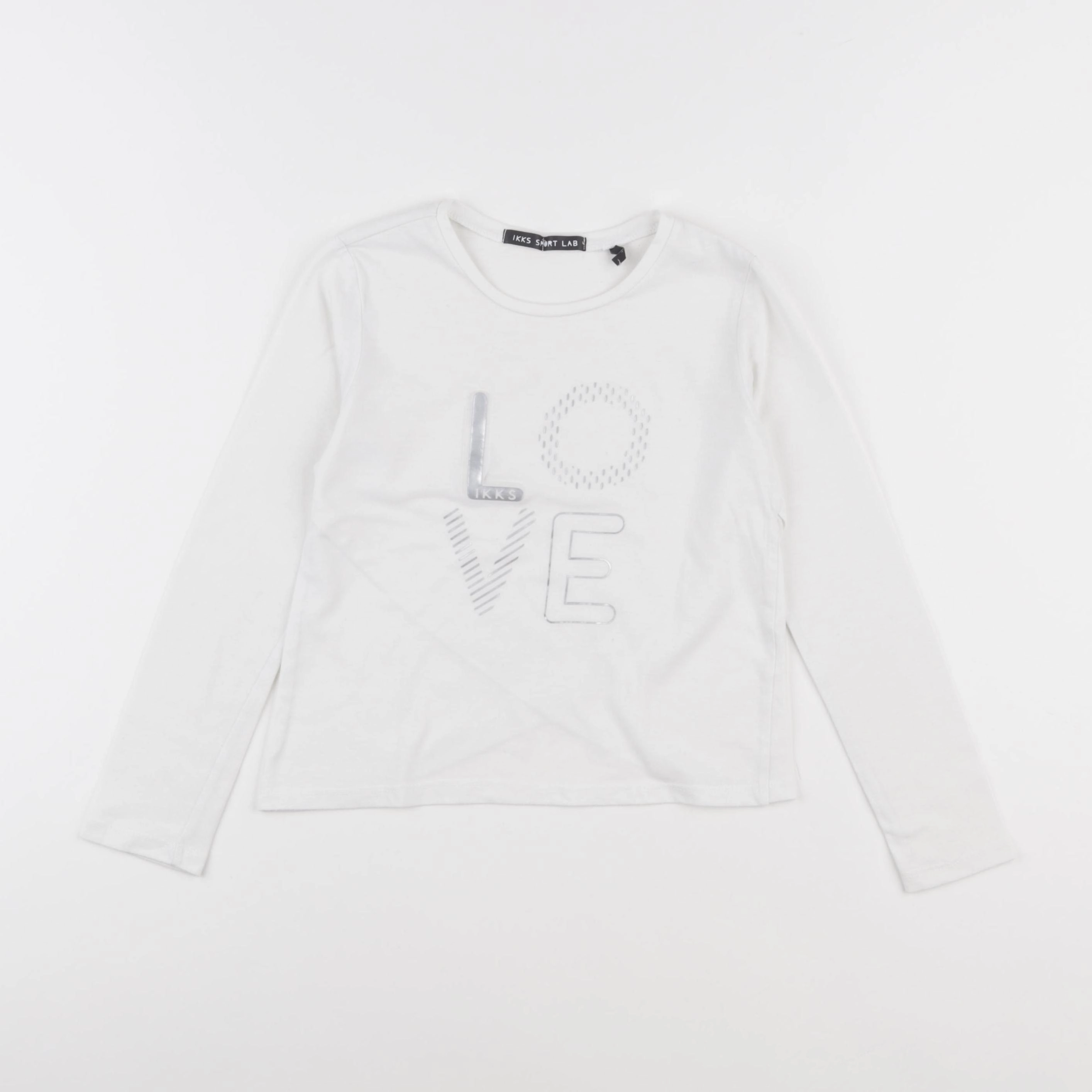 IKKS - tee-shirt blanc - 8 ans