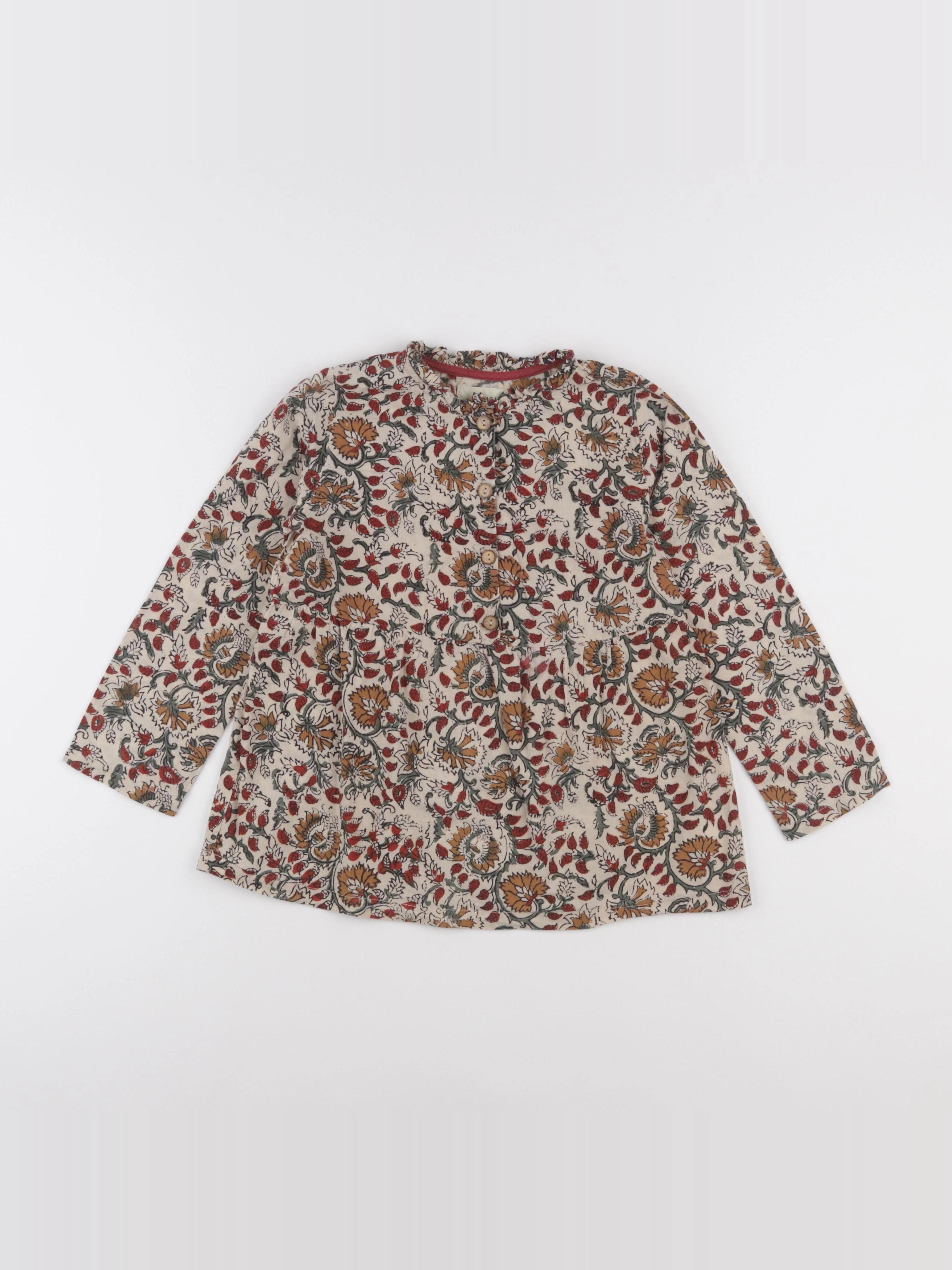 Frangin Frangine - blouse beige - 8 ans