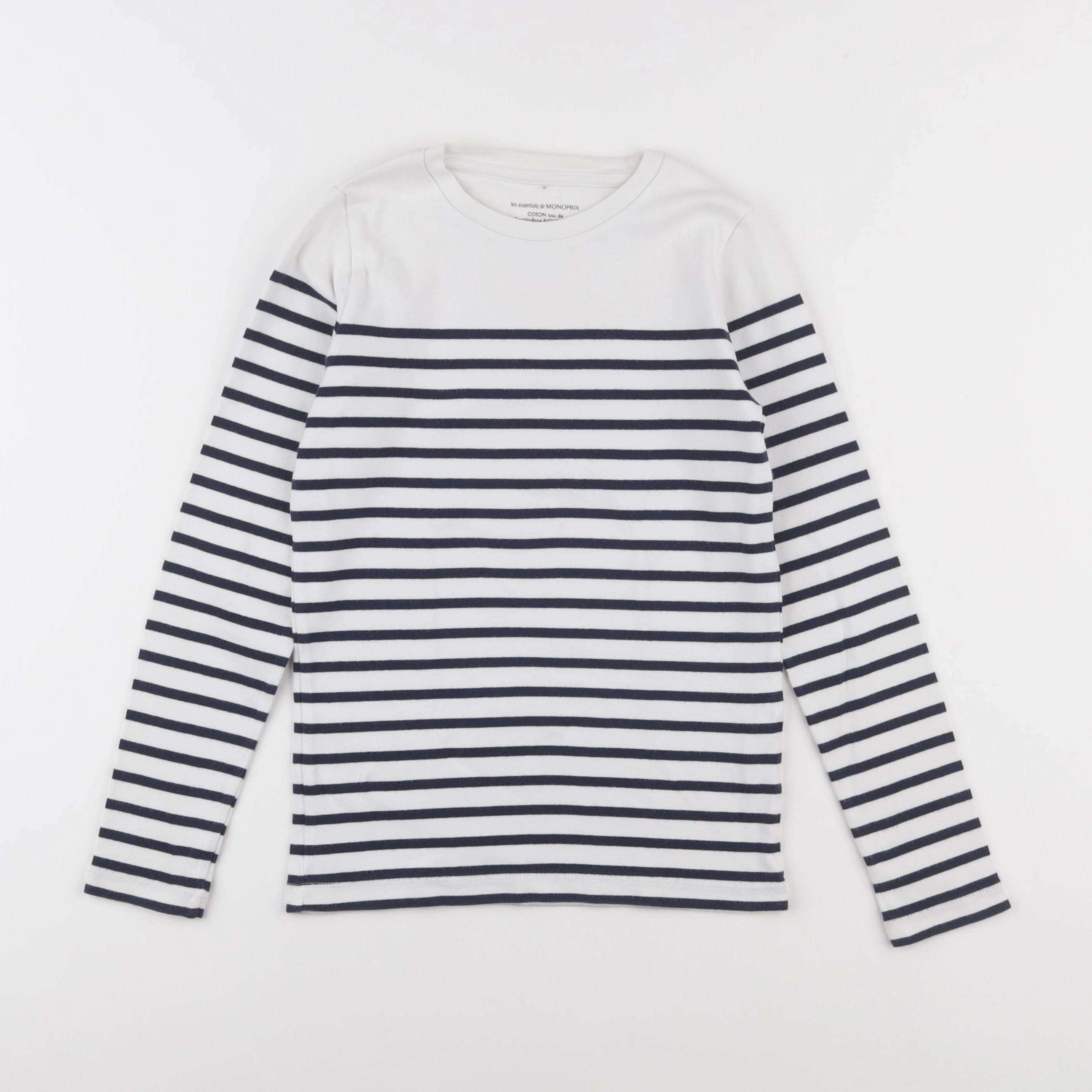 Monoprix - sweat blanc - 10 ans
