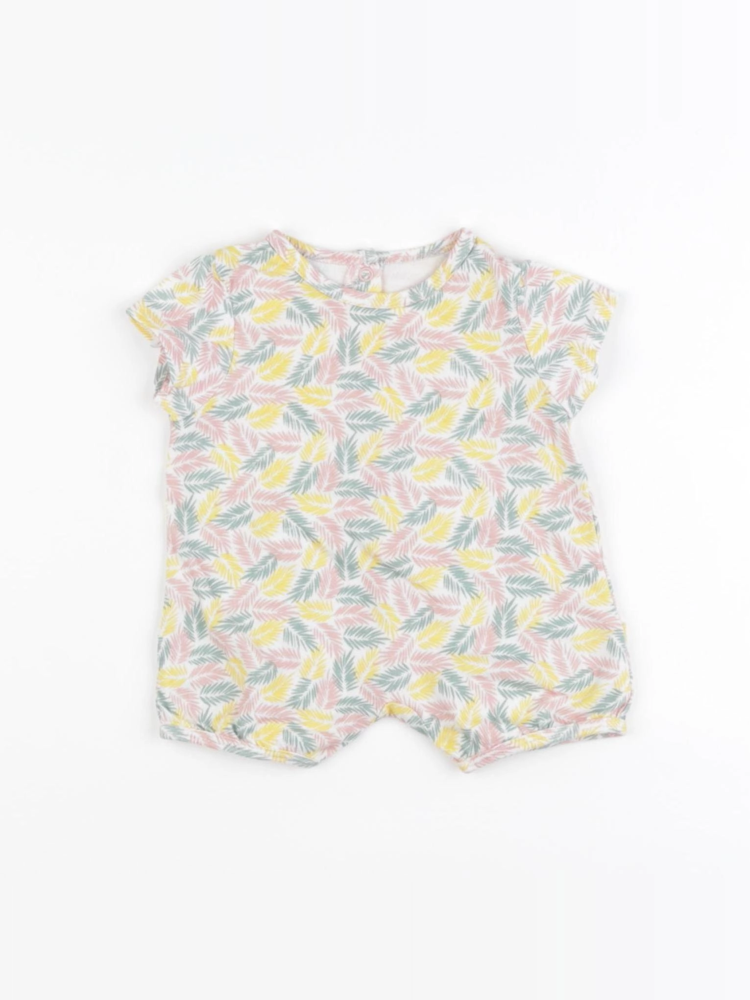 Vertbaudet - pyjama coton multicolore - 1 mois