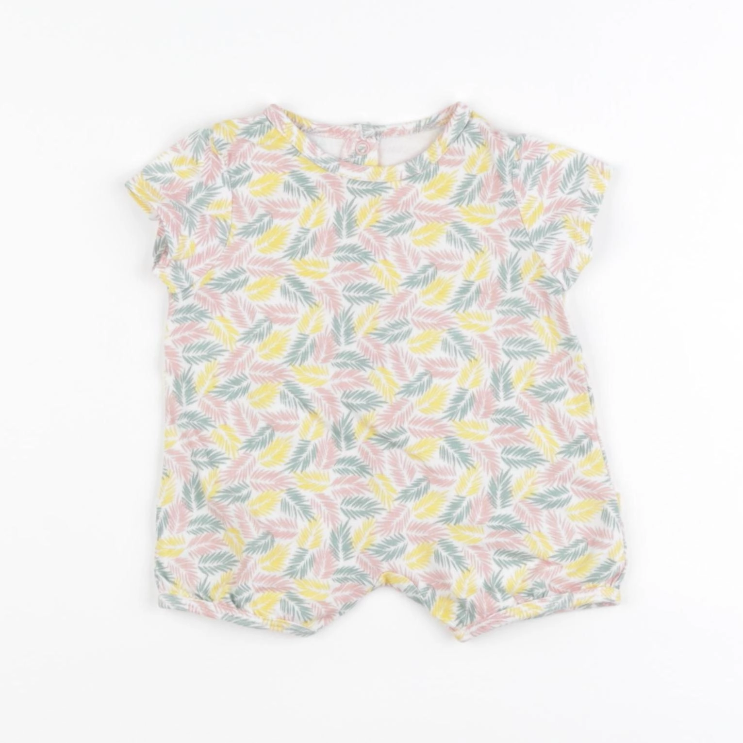 Vertbaudet - pyjama coton multicolore - 1 mois