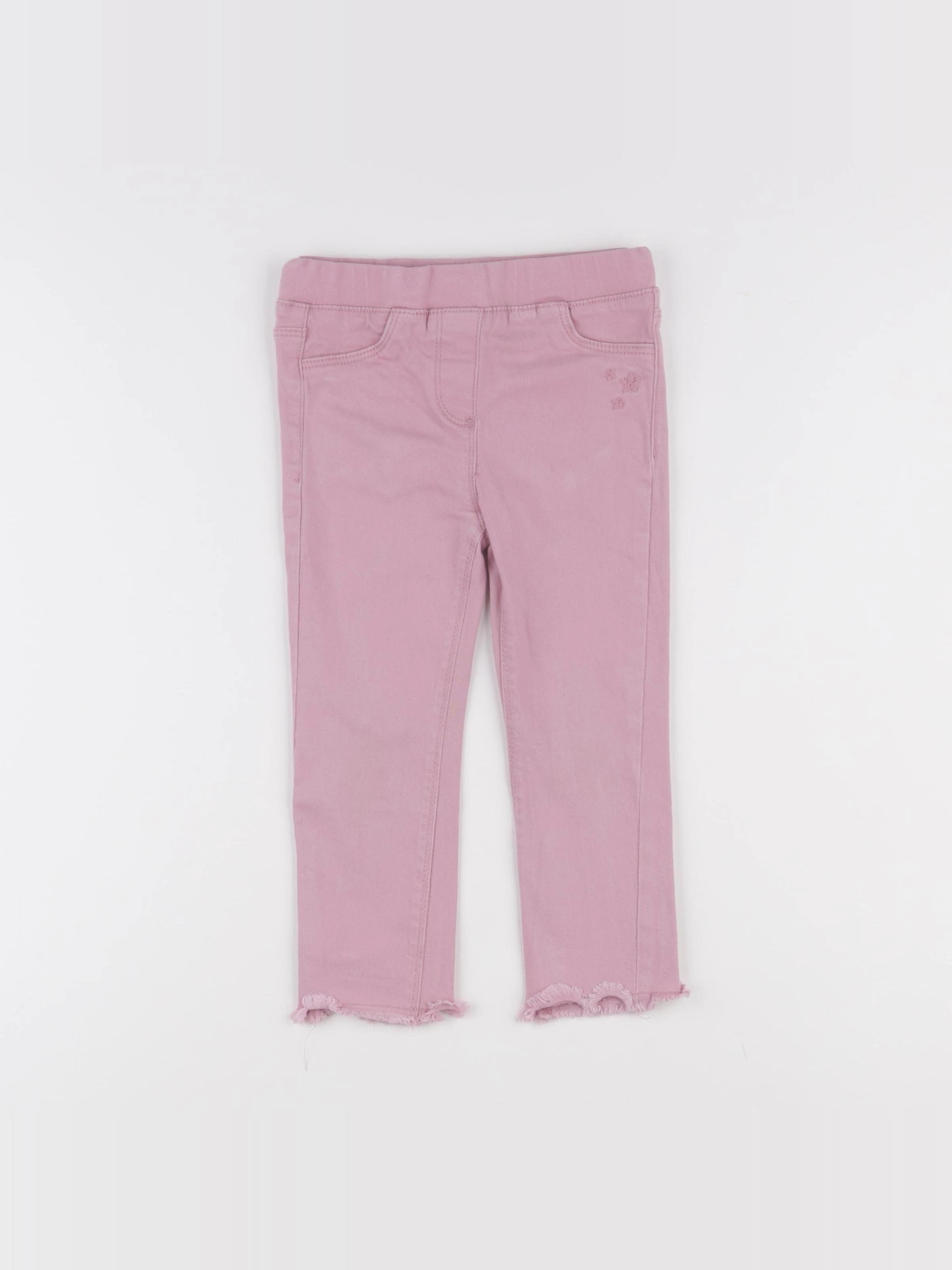 Vertbaudet - jegging rose - 3 ans
