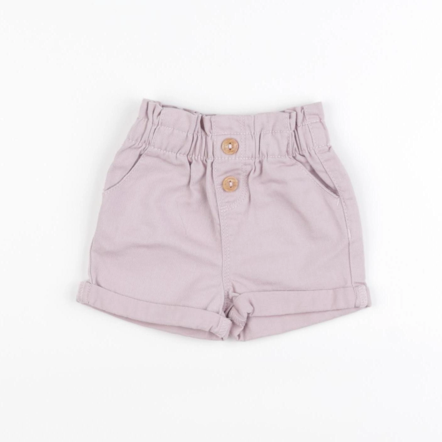 Vertbaudet - short violet - 3 mois