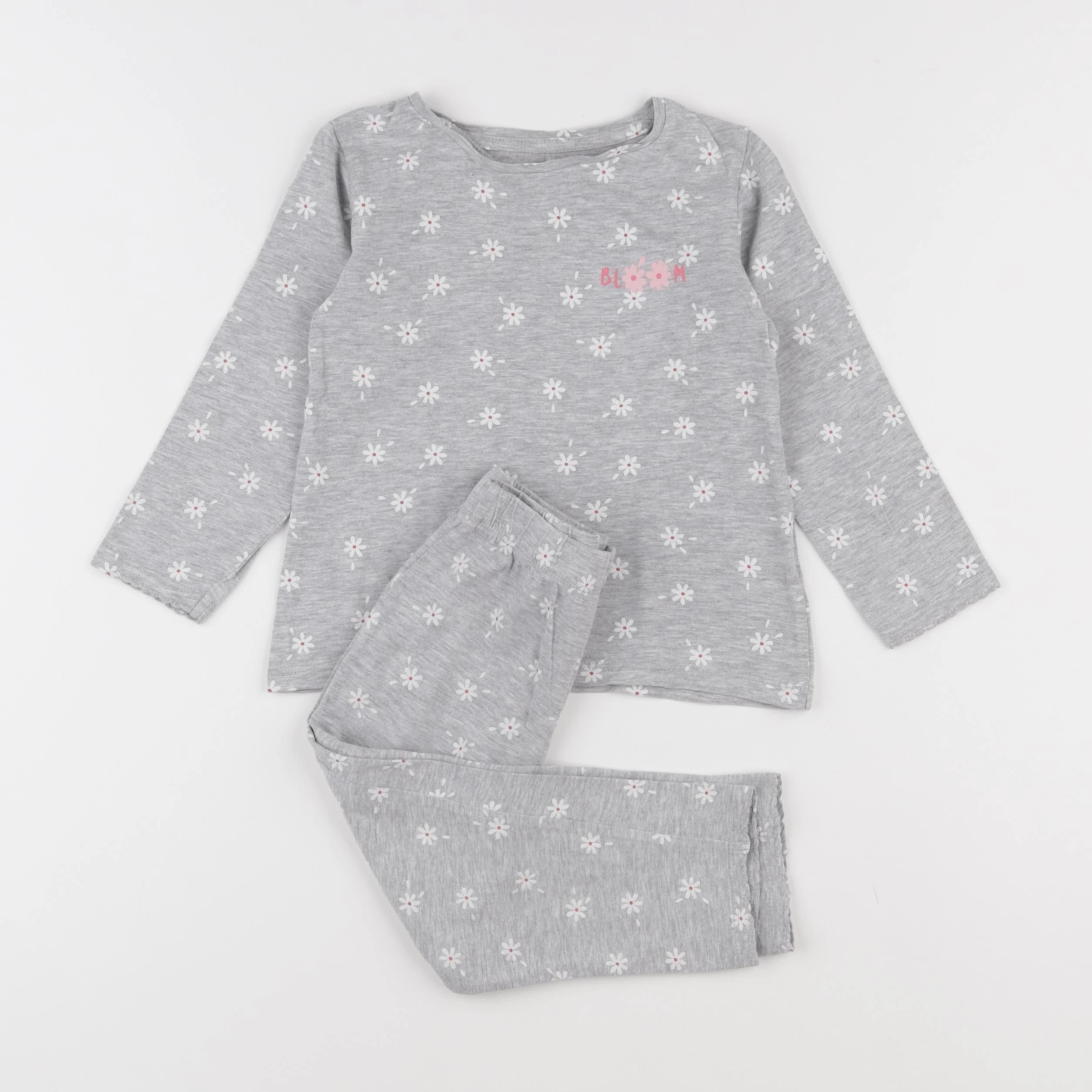 Vertbaudet - pyjama coton gris - 3 ans