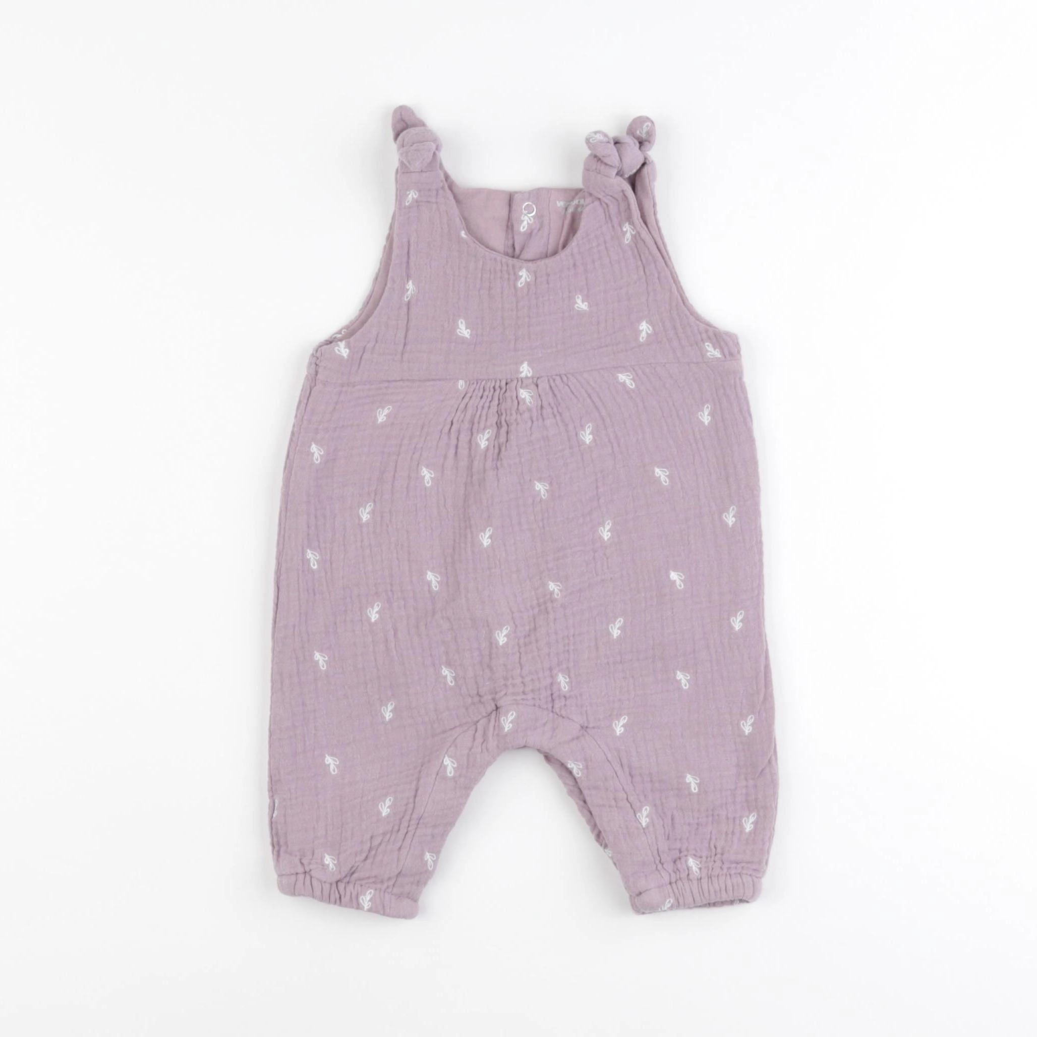 Vertbaudet - combinaison violet - 3 mois