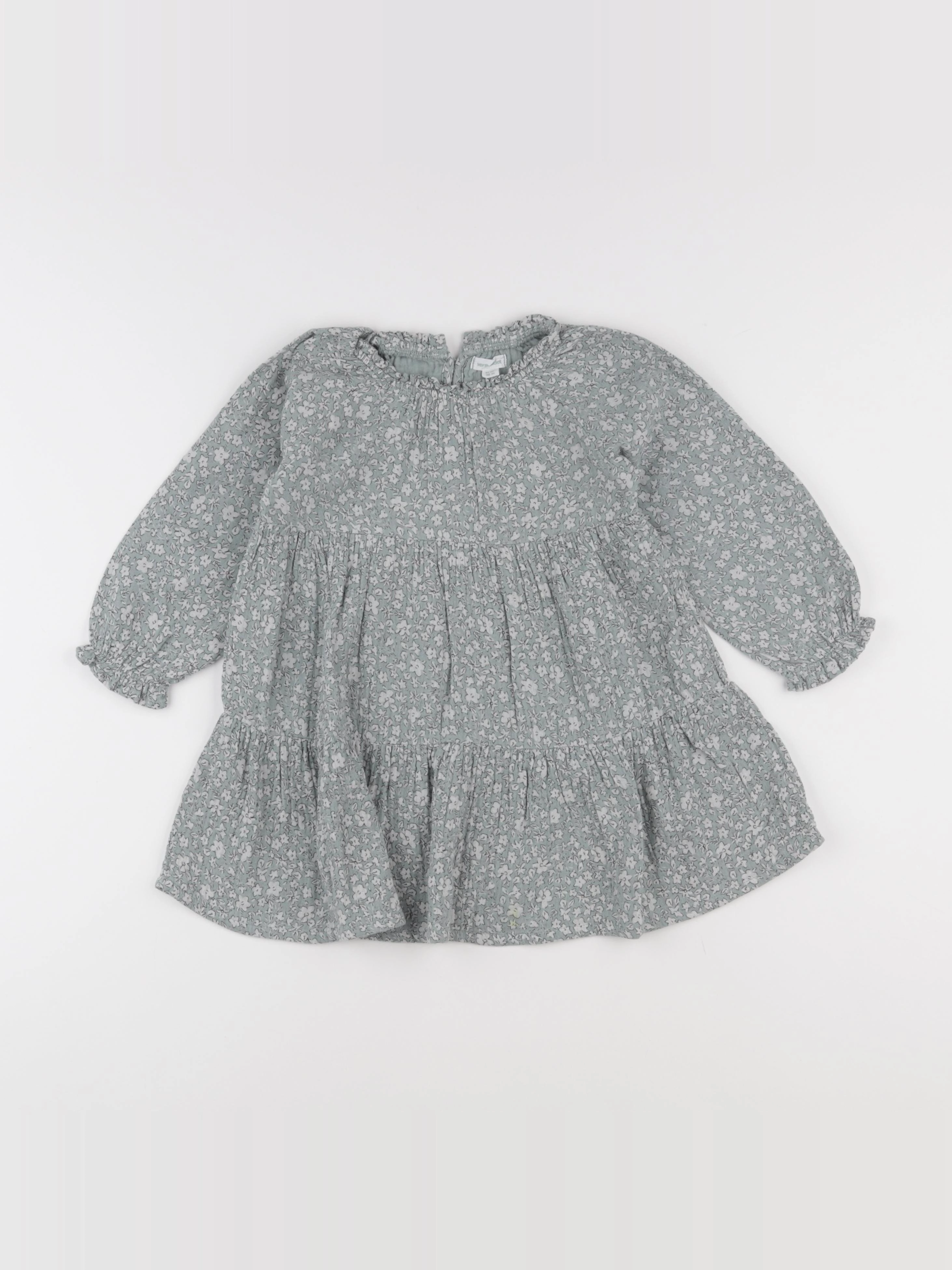 Vertbaudet - robe bleu - 36 mois