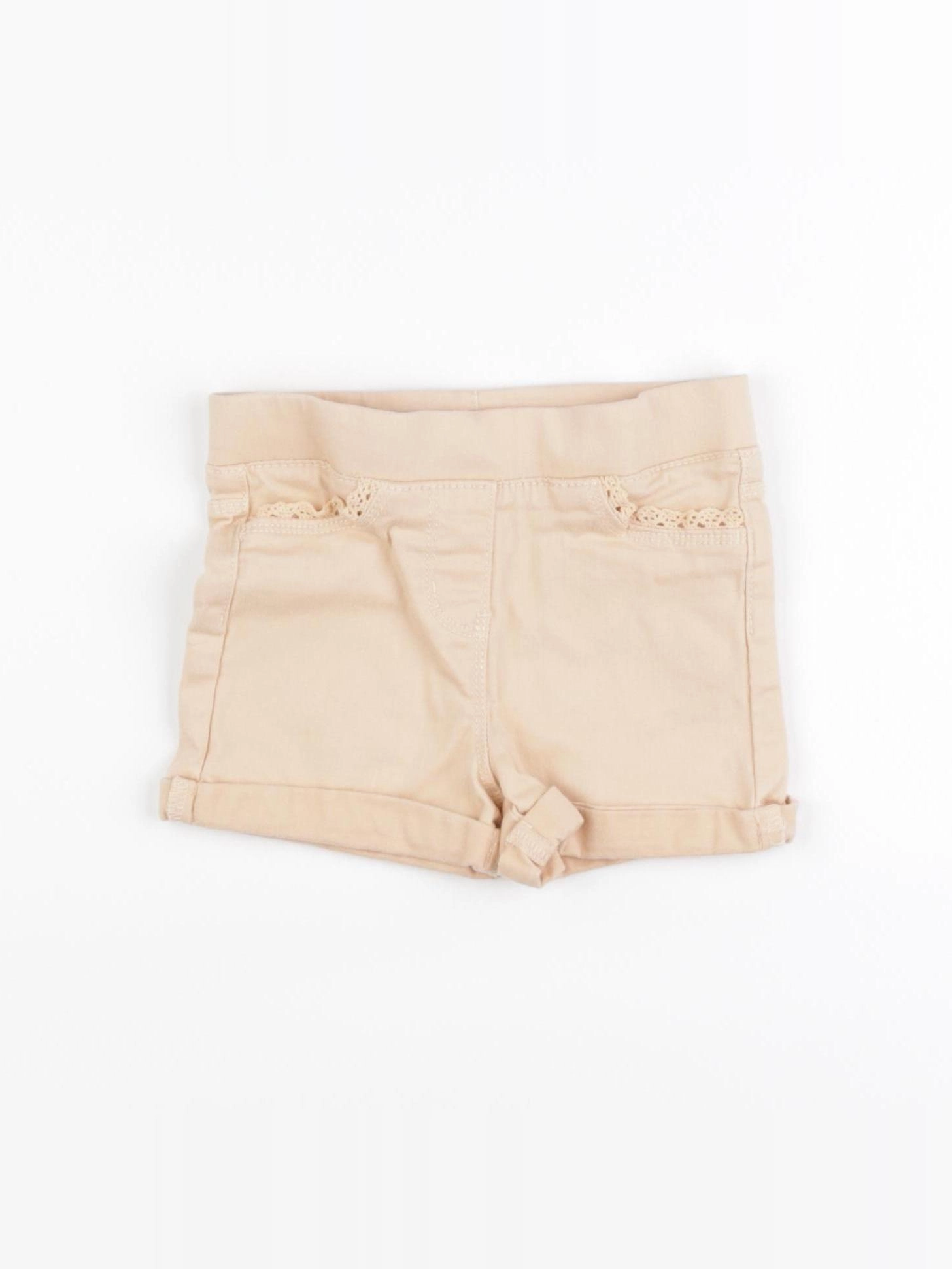 Vertbaudet - short orange - 3 mois