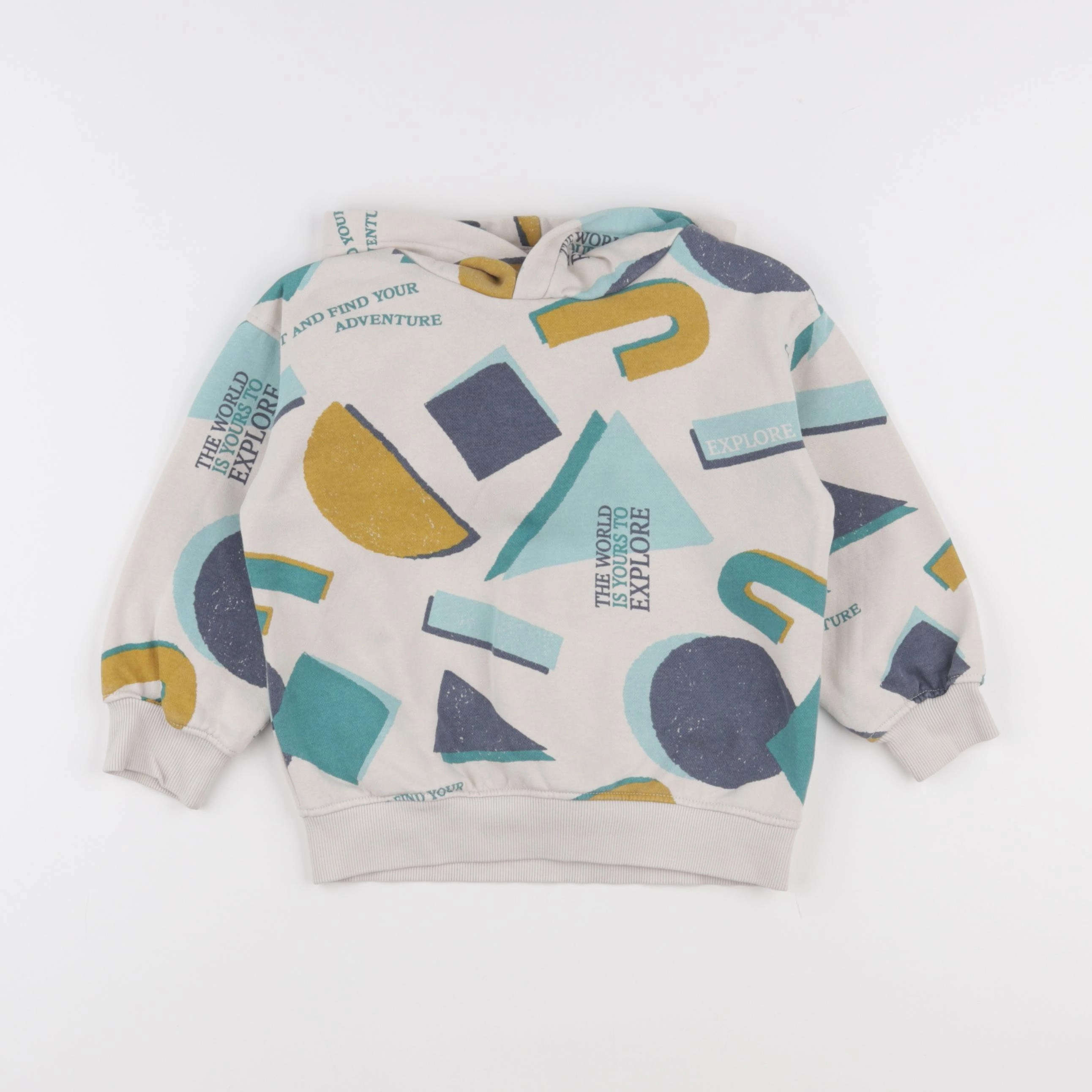 H&M - sweat beige - 2/4 ans