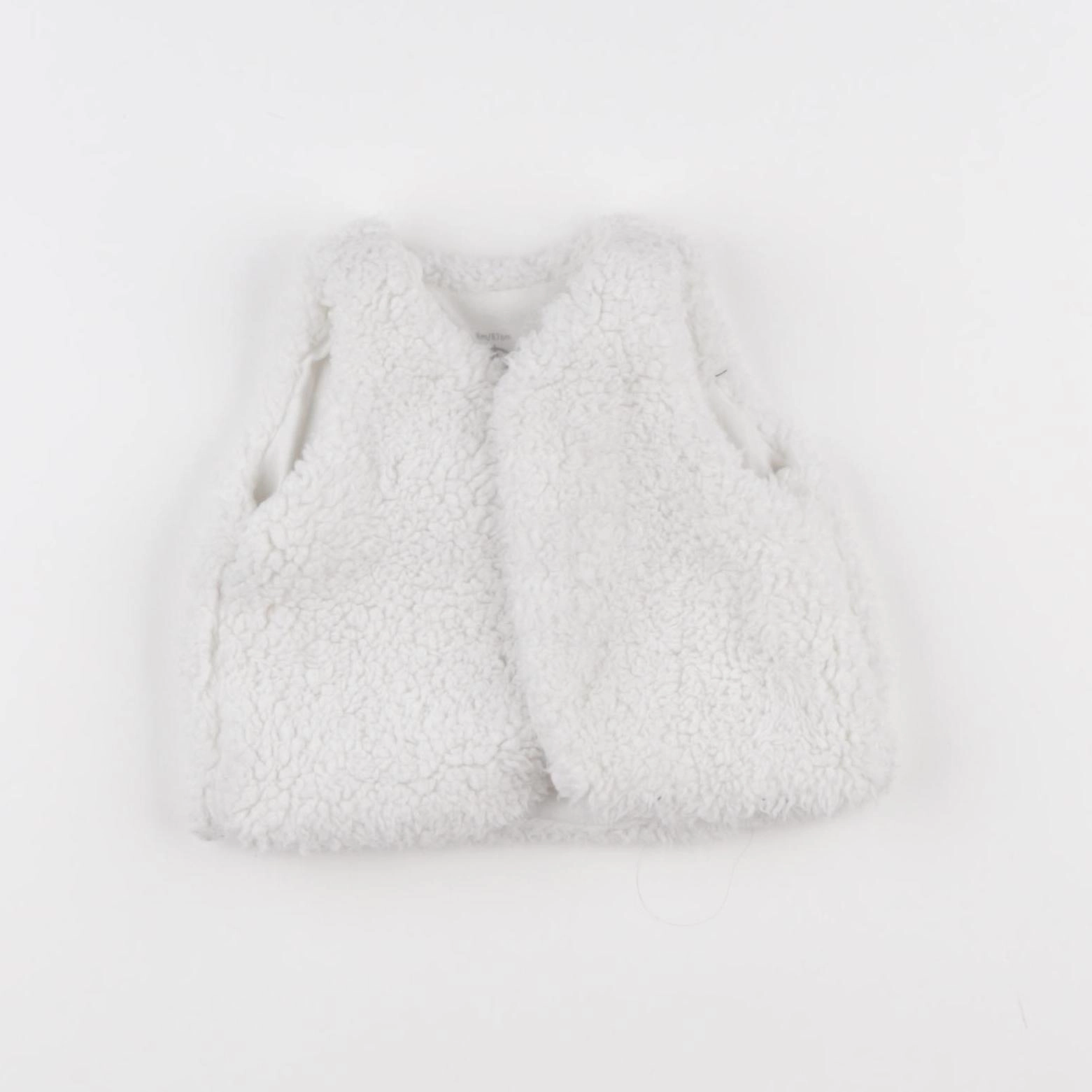 Petit Bateau - gilet blanc - 6 mois