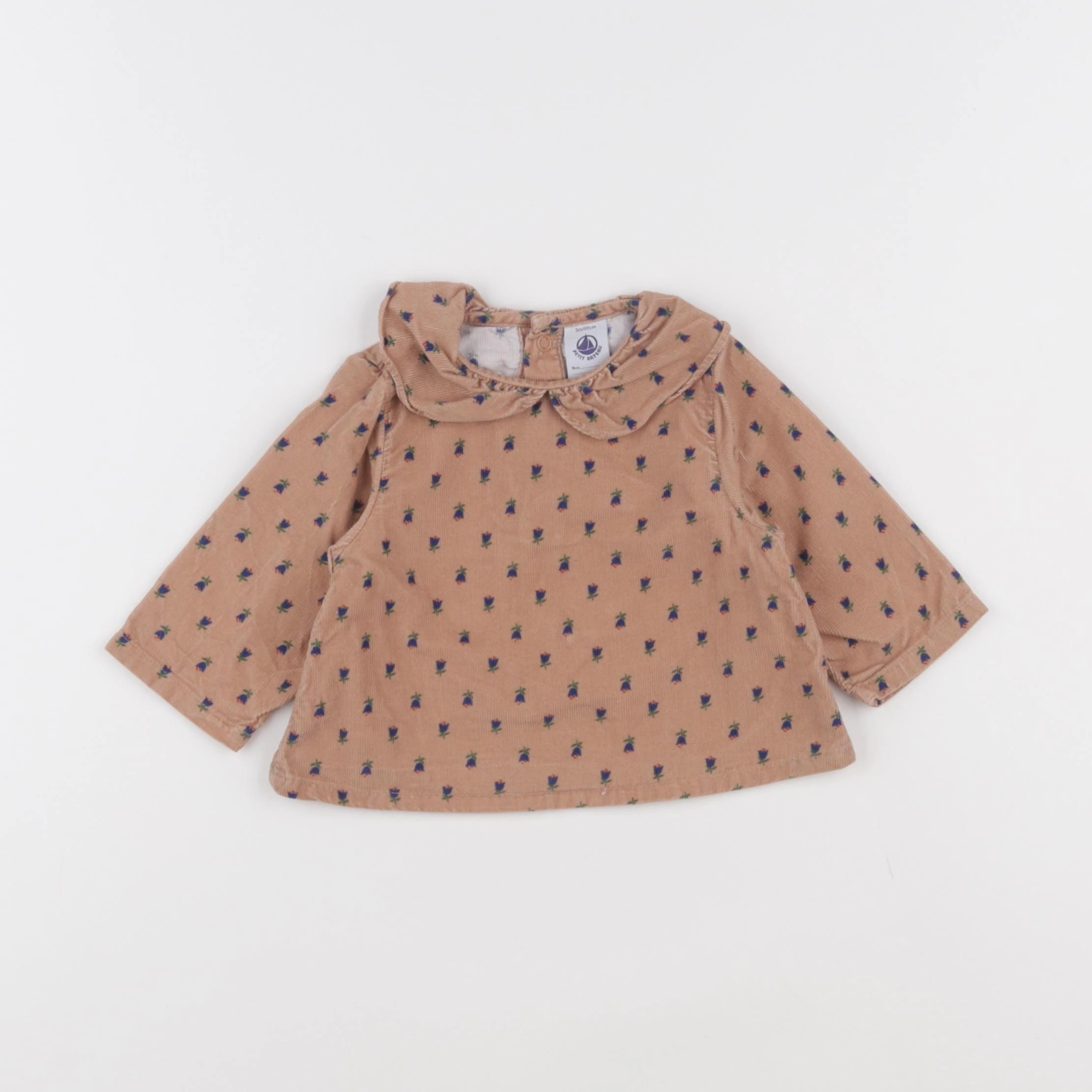 Petit Bateau - blouse rose - 3 mois