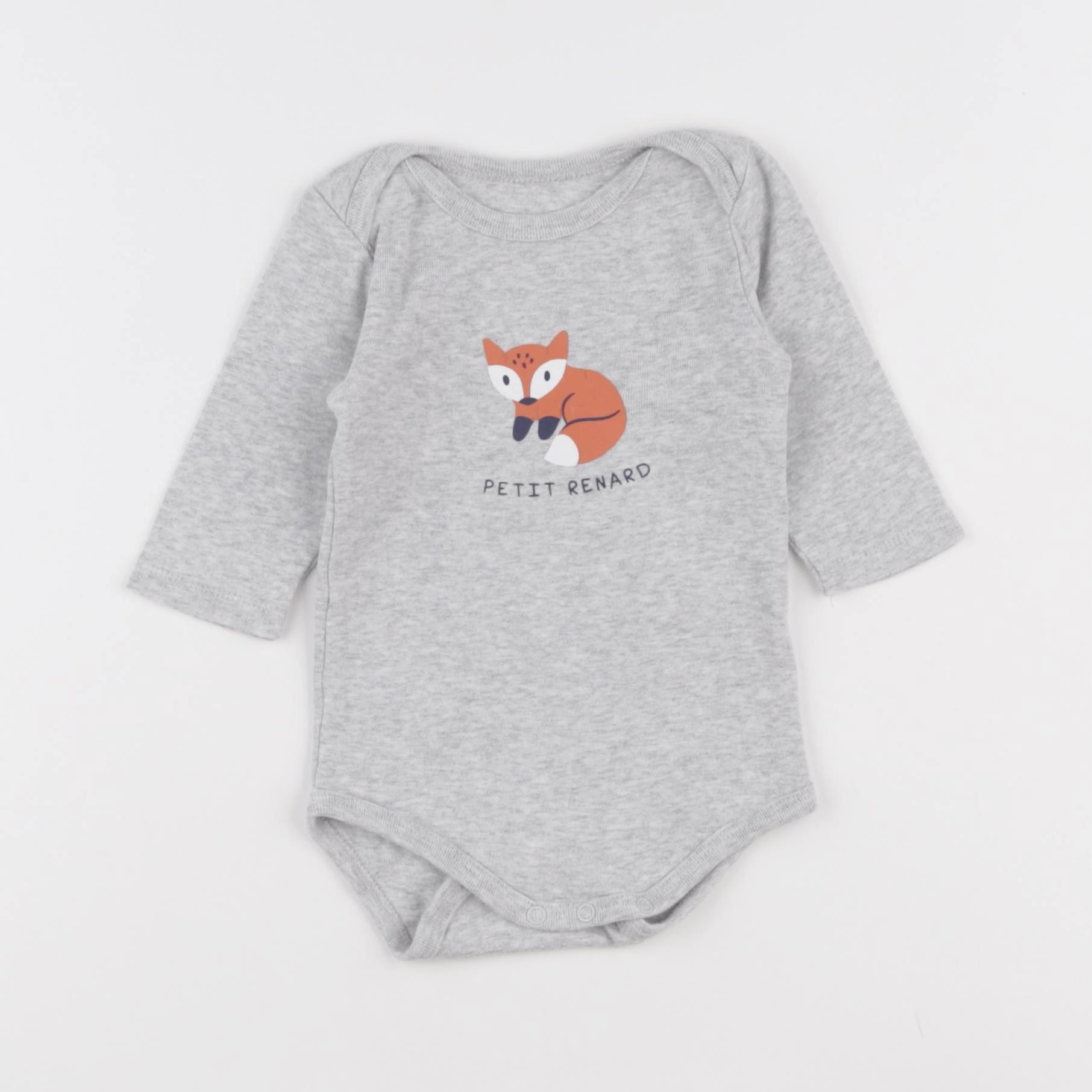 La Redoute - body gris - 6 mois