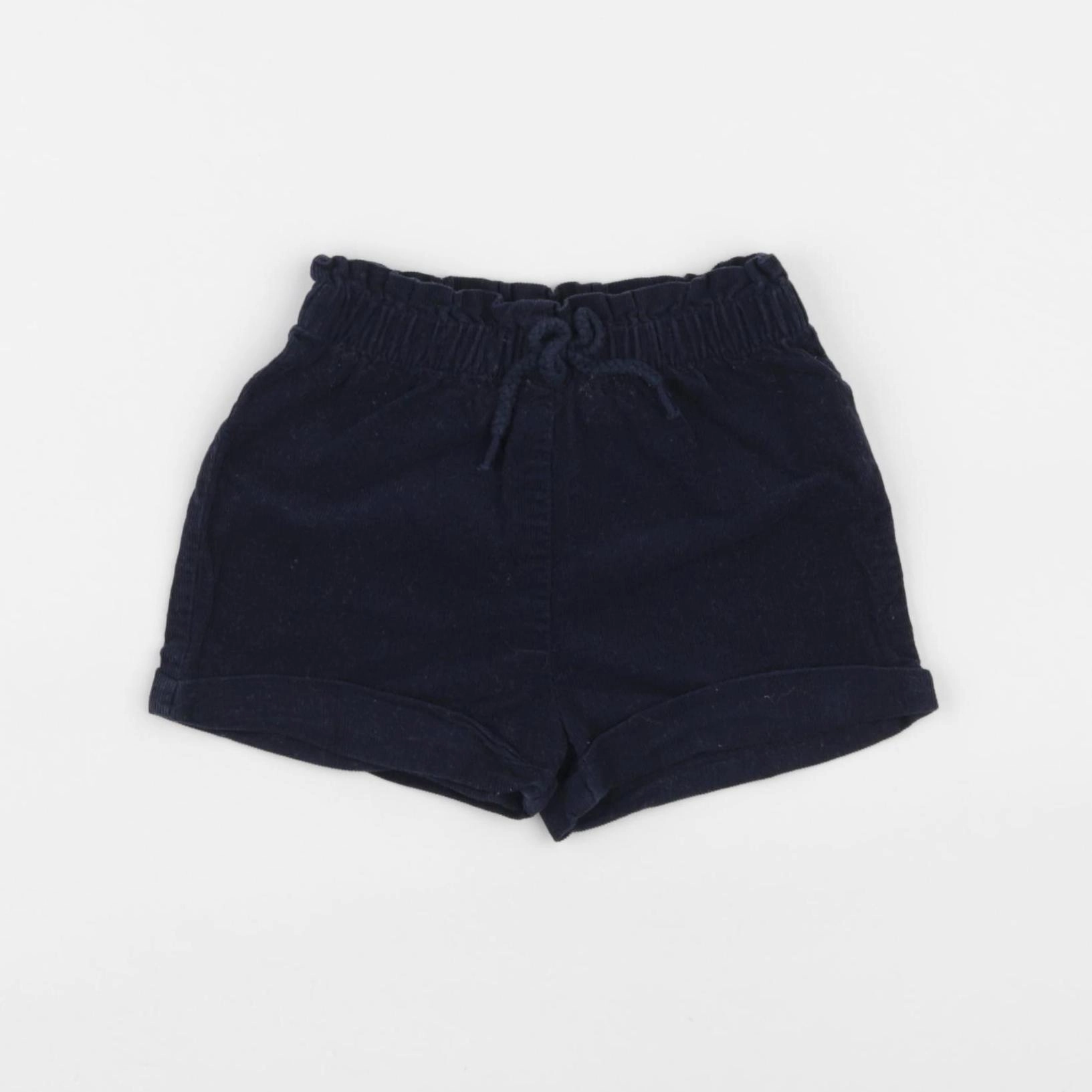 Vertbaudet - short bleu - 12 mois
