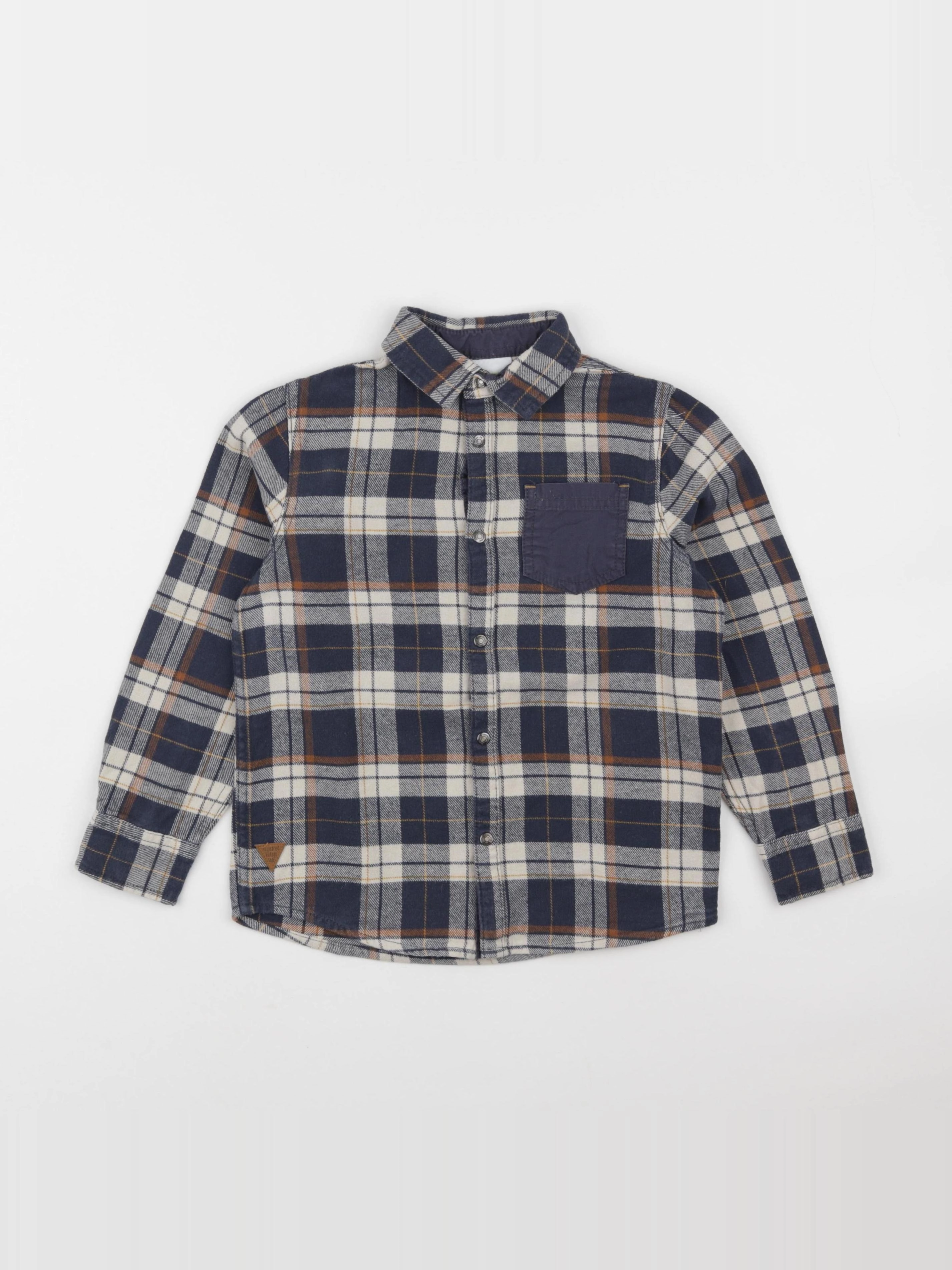 Vertbaudet - chemise bleu - 8 ans