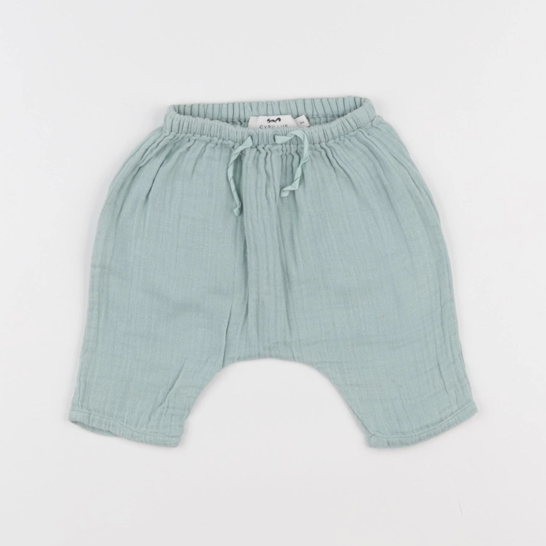 Cyrillus - pantalon vert - 3 mois