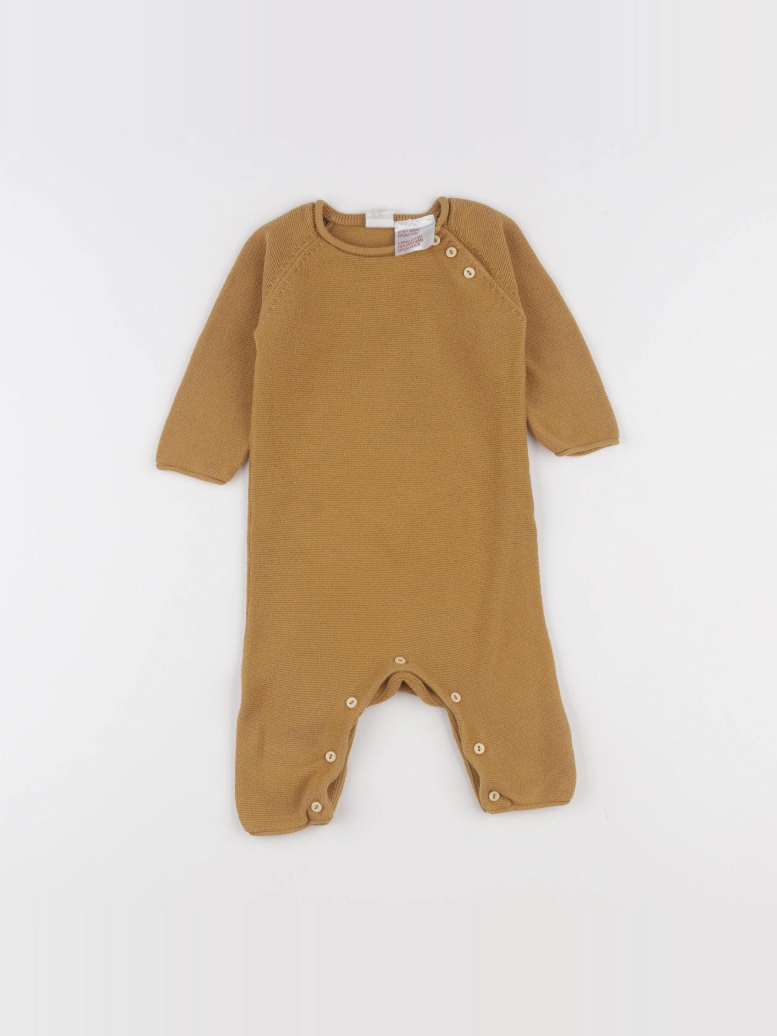 H&M - combinaison marron - 3 mois