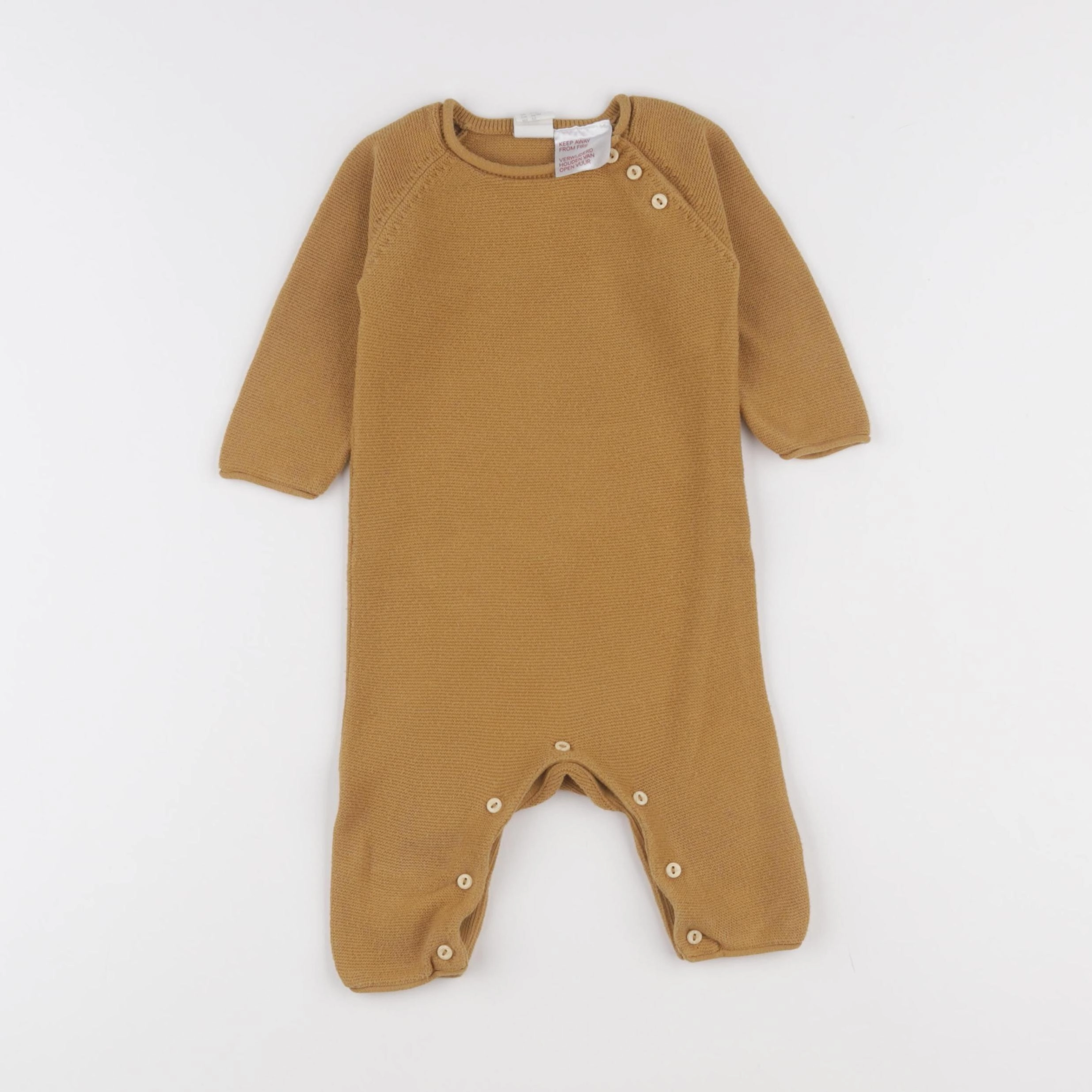 H&M - combinaison marron - 3 mois