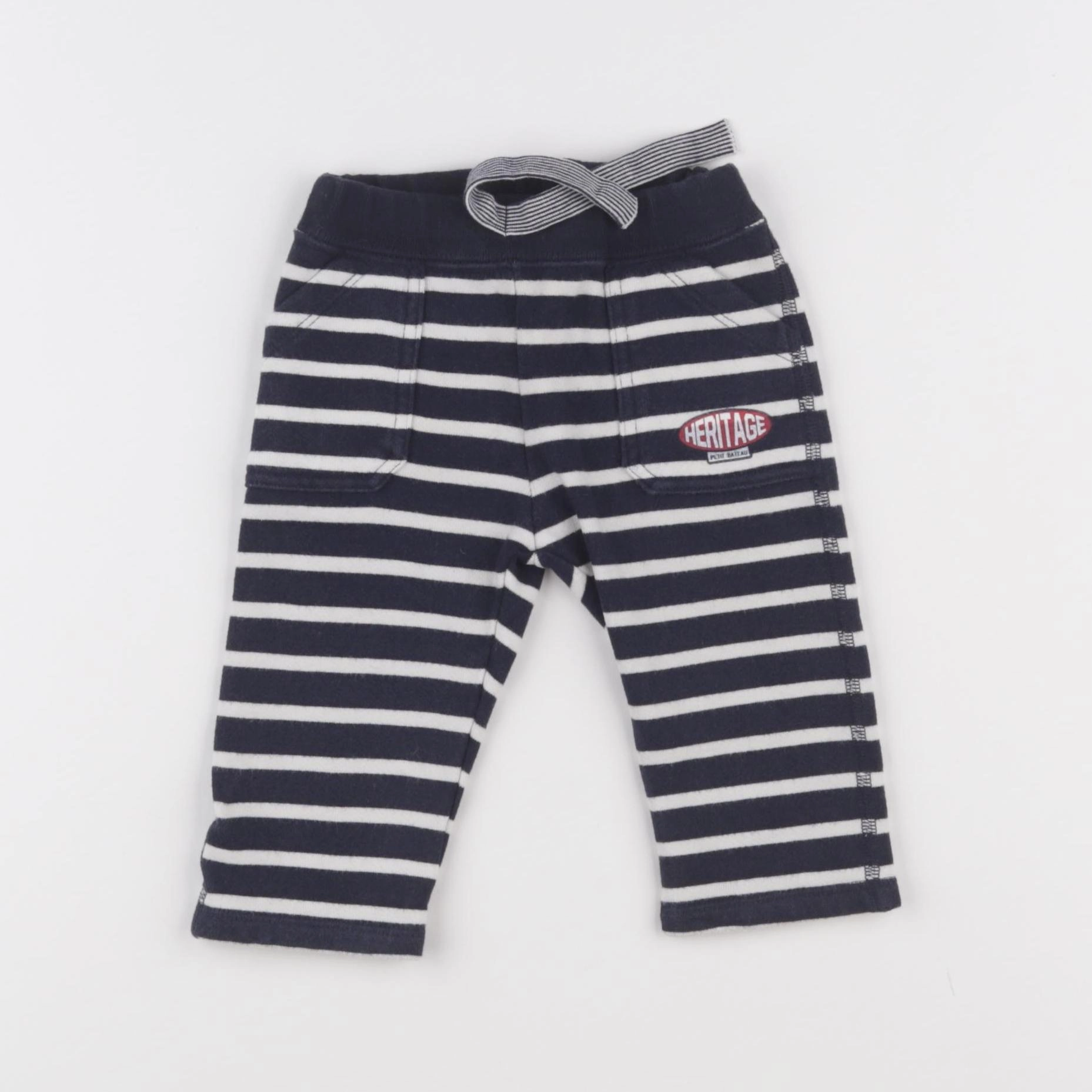 Petit Bateau - jogging bleu - 6 mois
