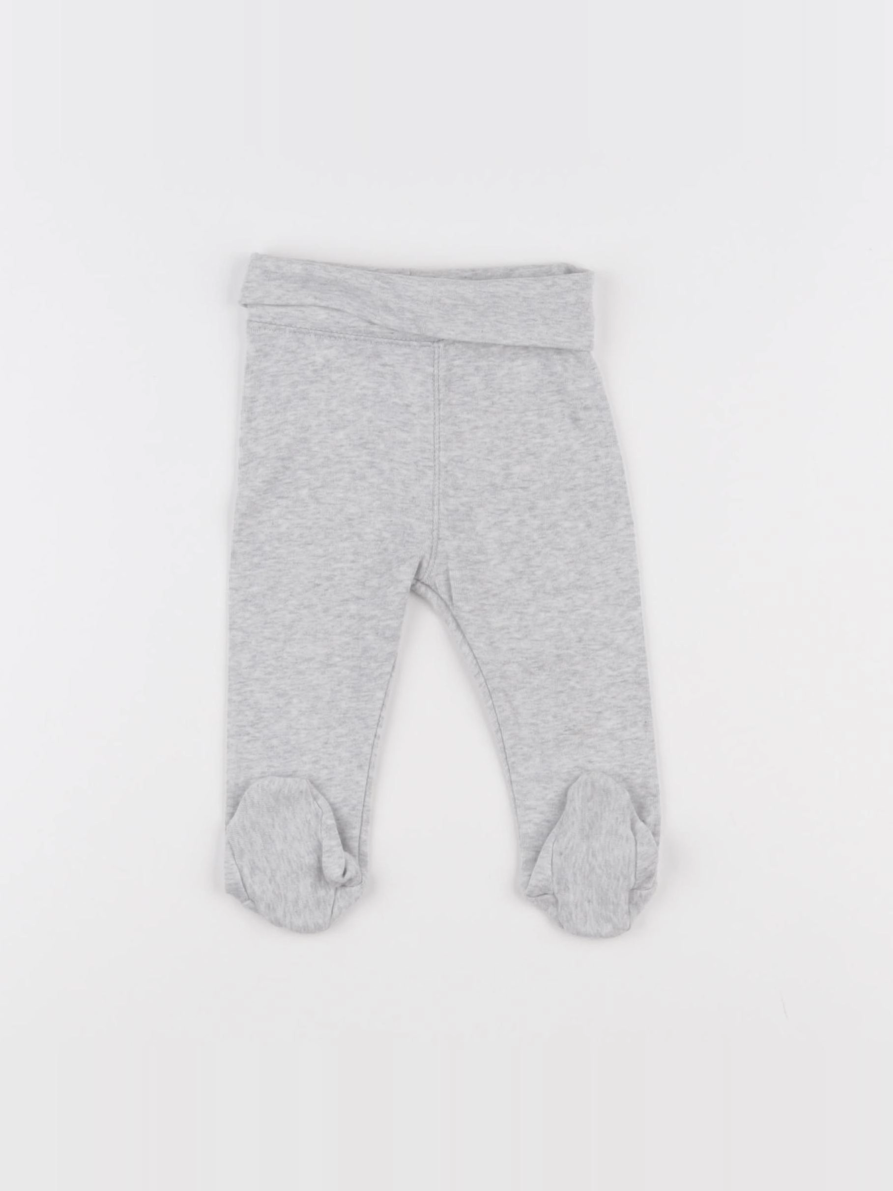 H&M - legging gris - 3 mois