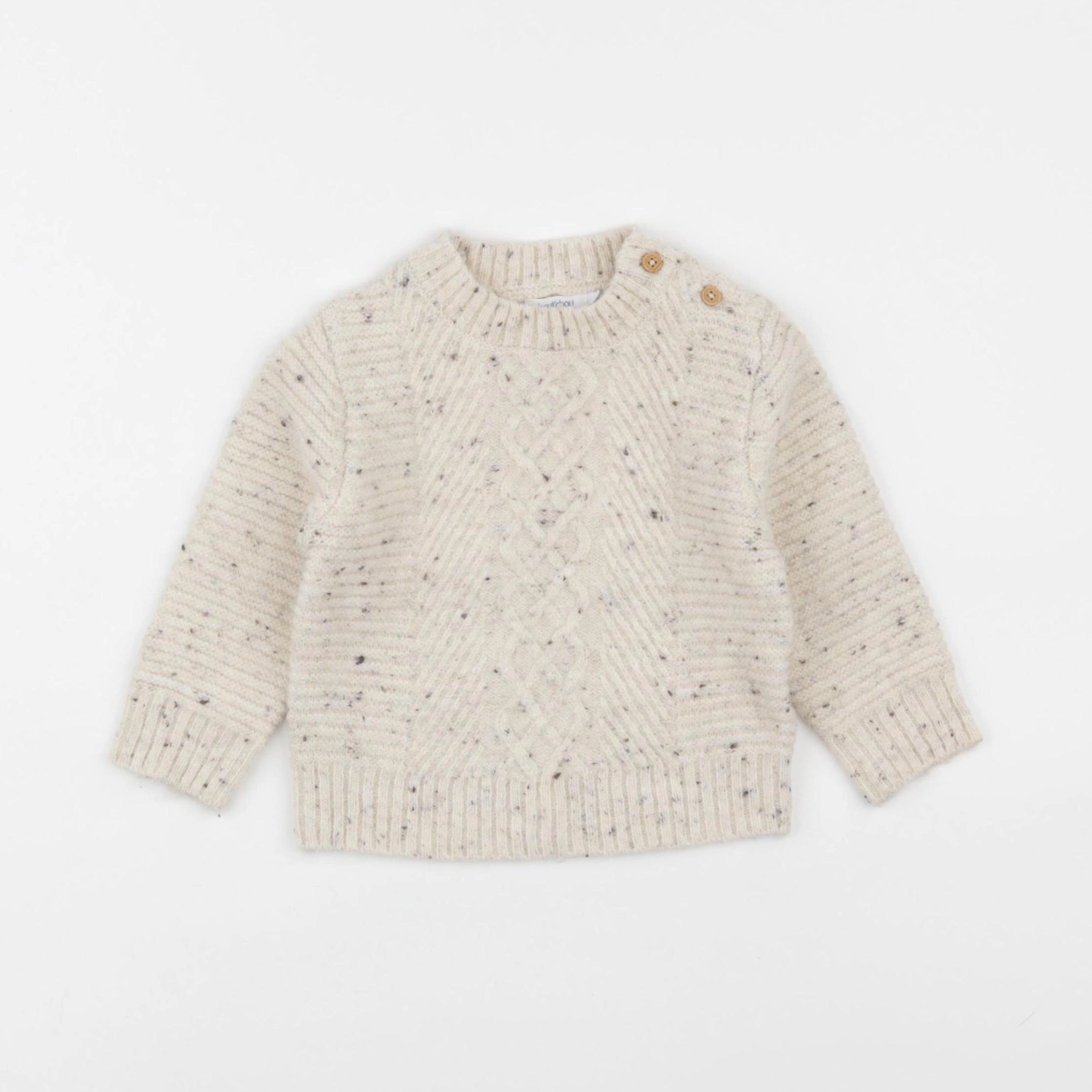 Boutchou - pull beige - 9 mois