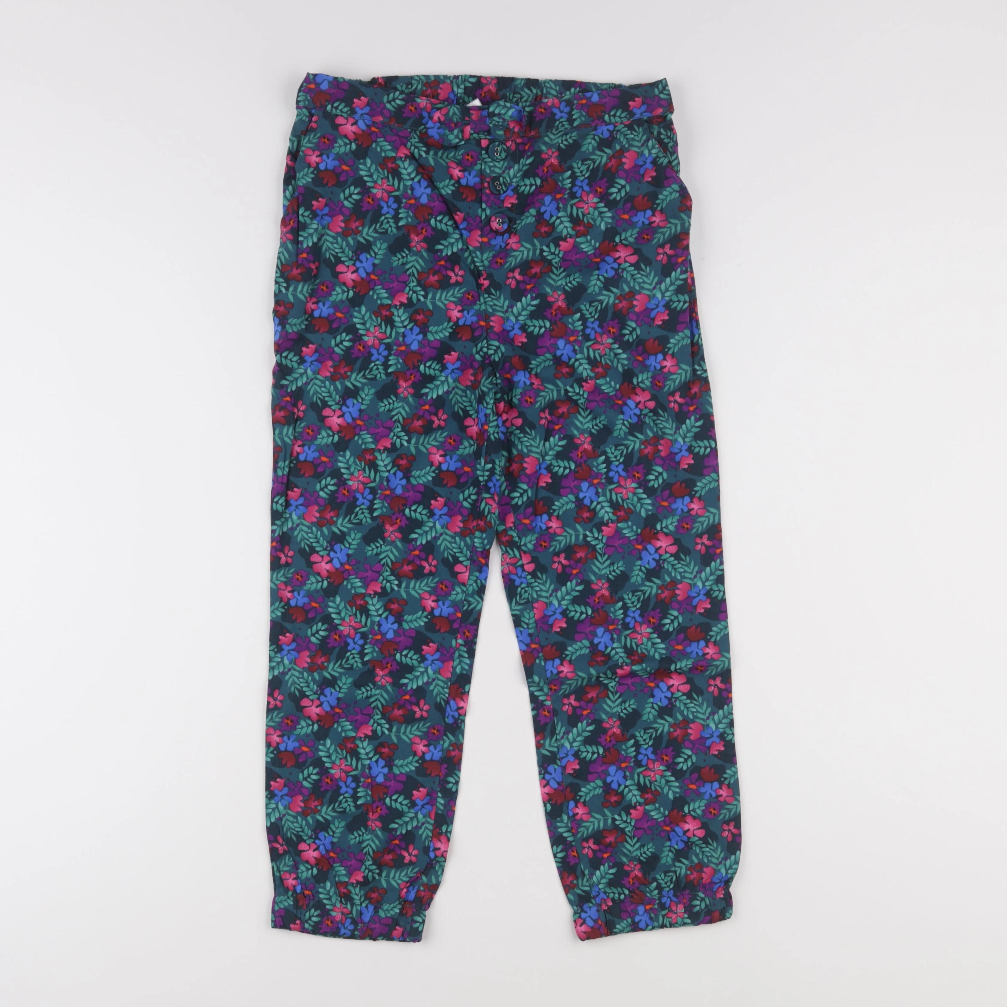 Vertbaudet - pantalon bleu - 10 ans