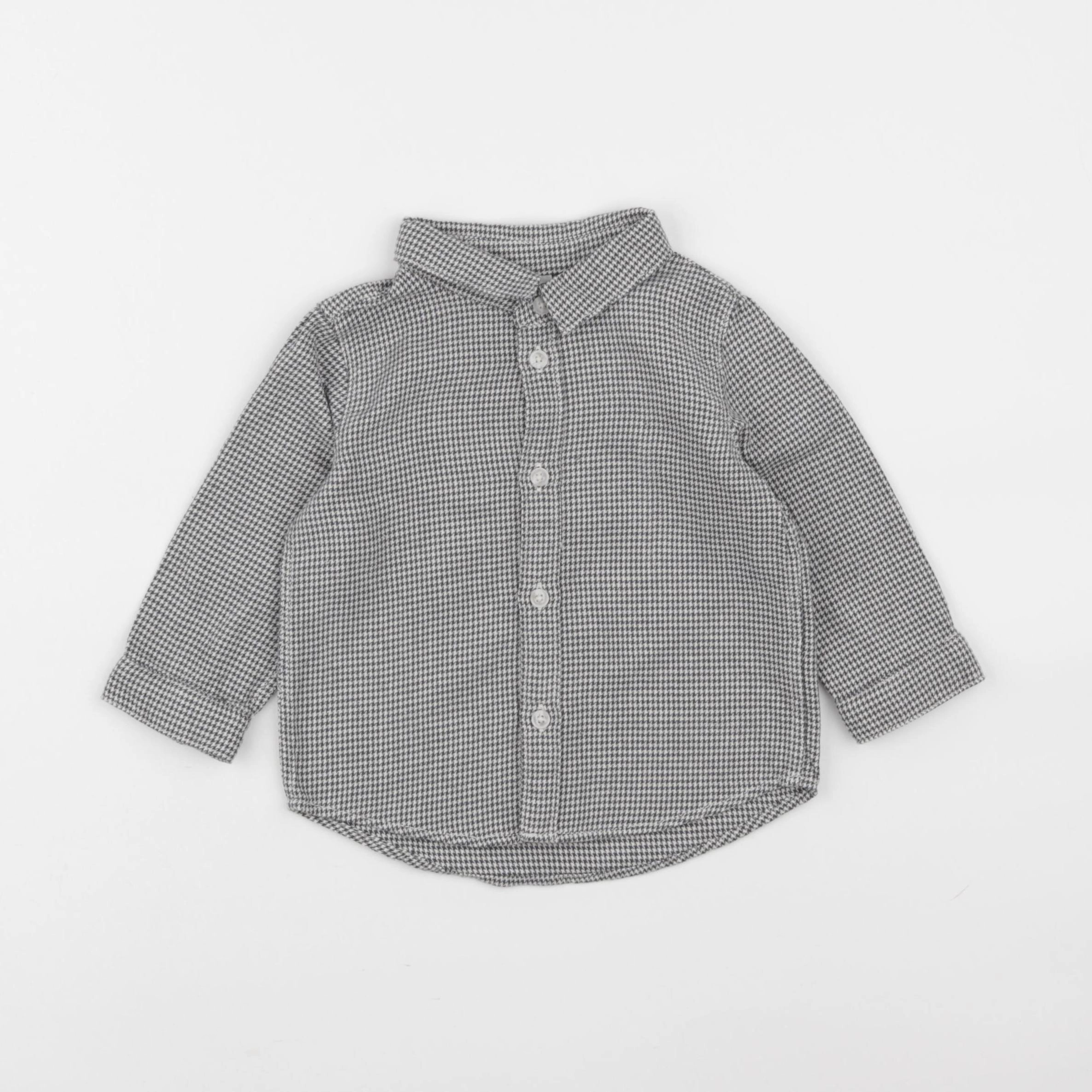 H&M - chemise gris - 9 mois